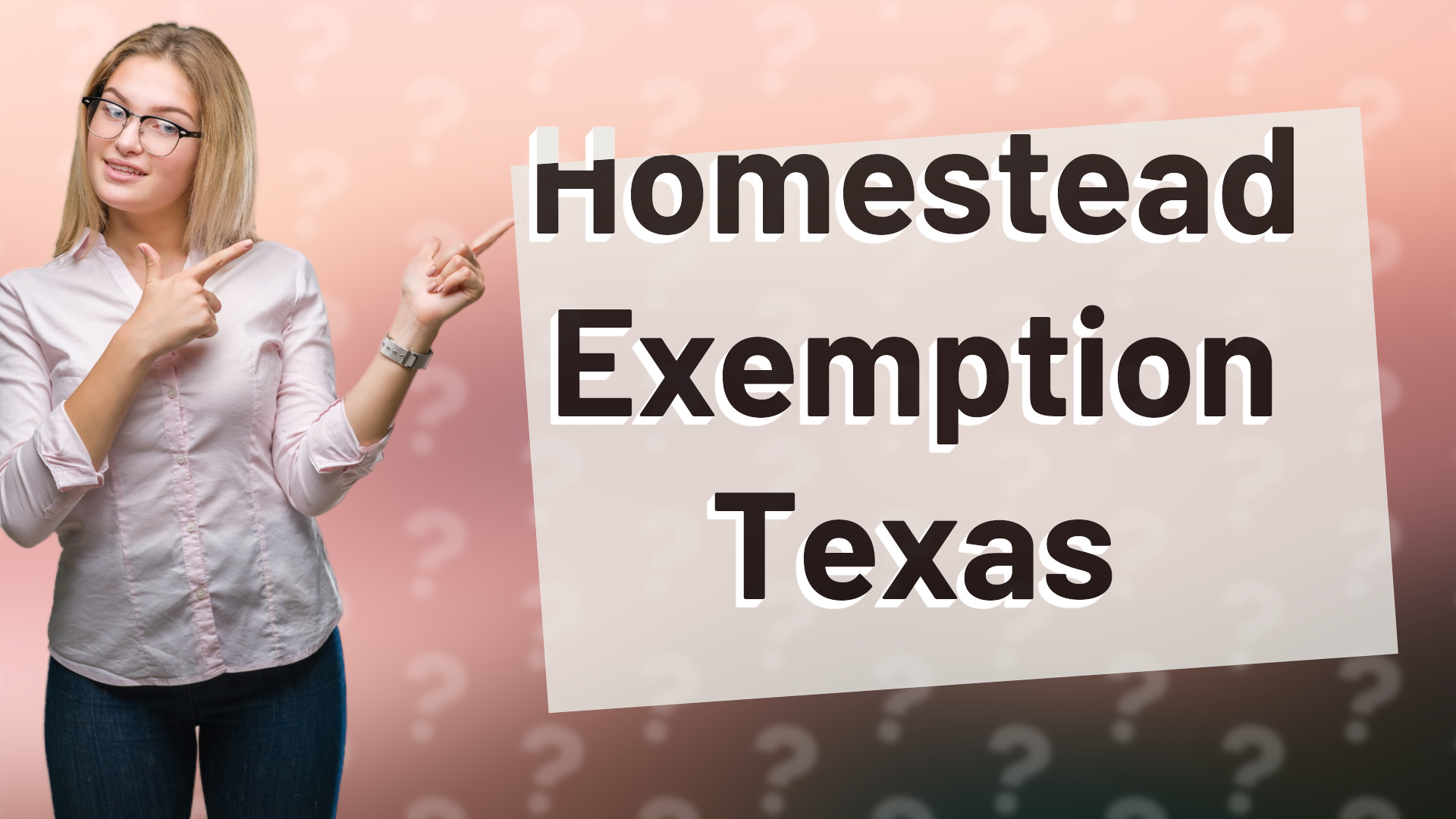 Homestead Exemption Texas