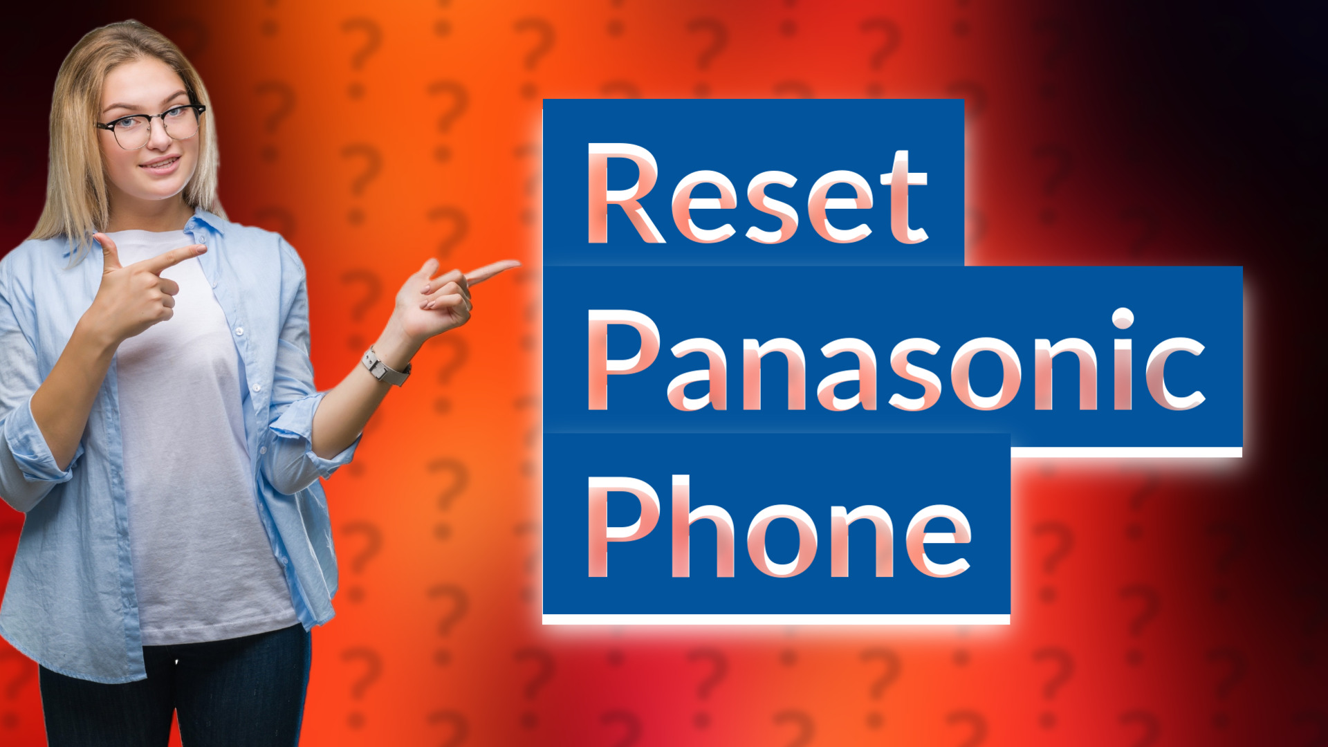Reset Panasonic Phone