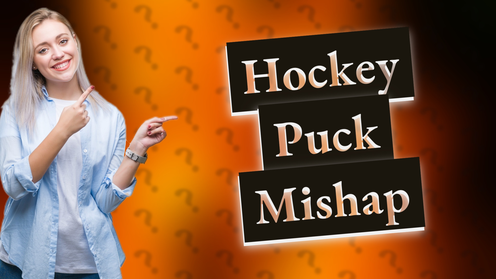 Hockey Puck Mishap