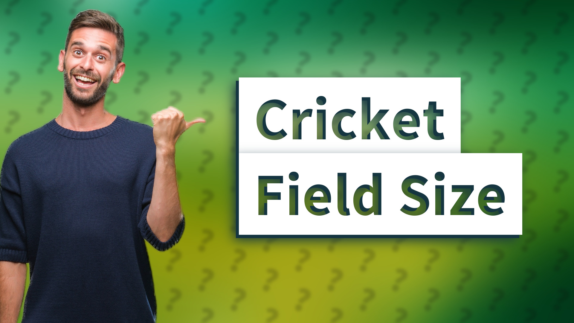 Cricket Field Size