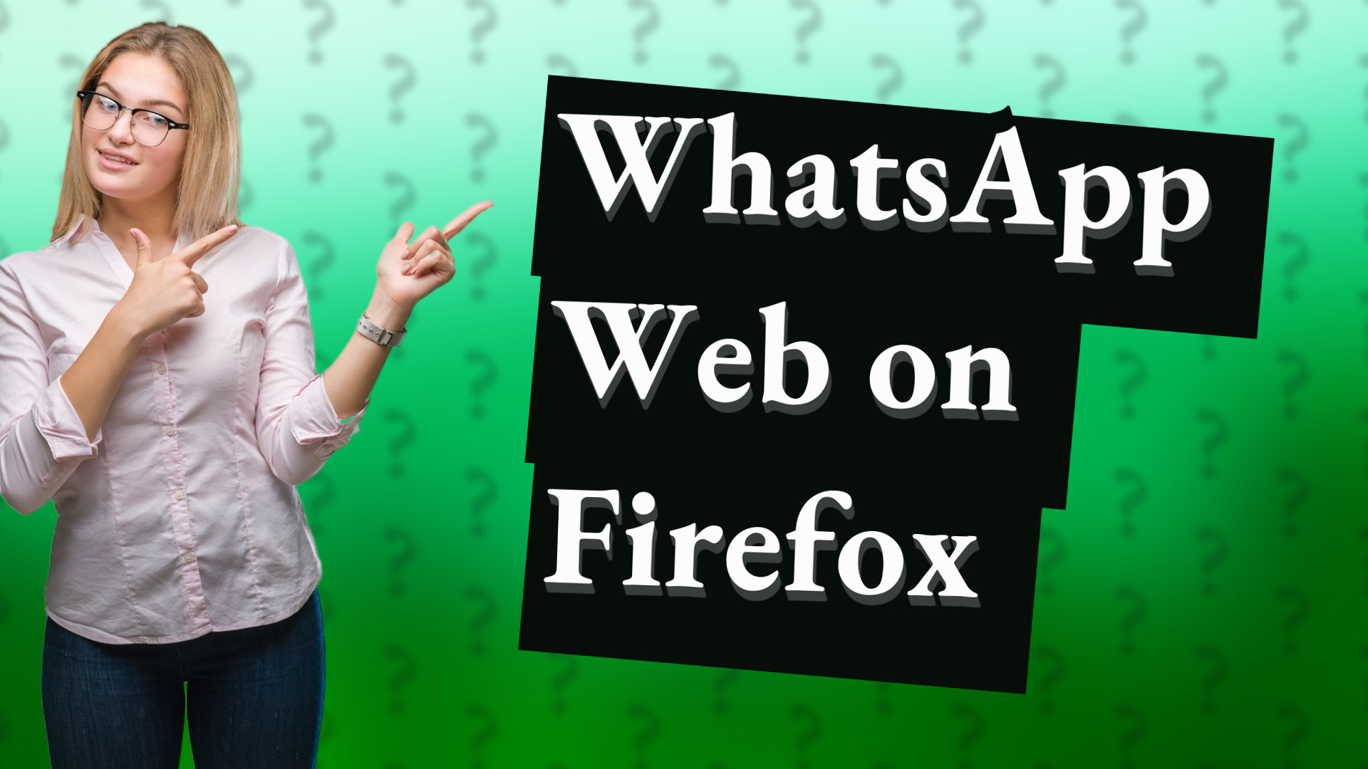 WhatsApp Web on Firefox