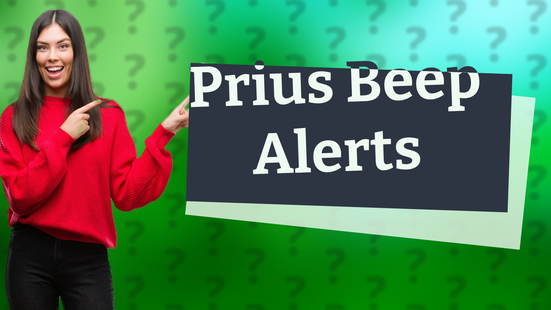 Prius Beep Alerts