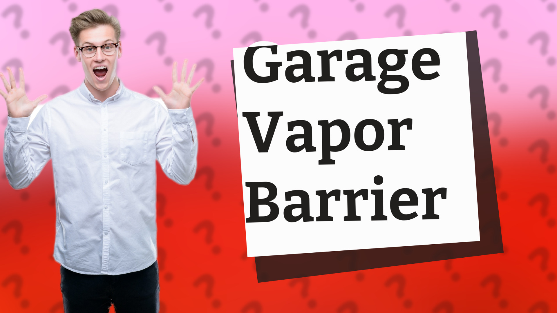 Garage Vapor Barrier