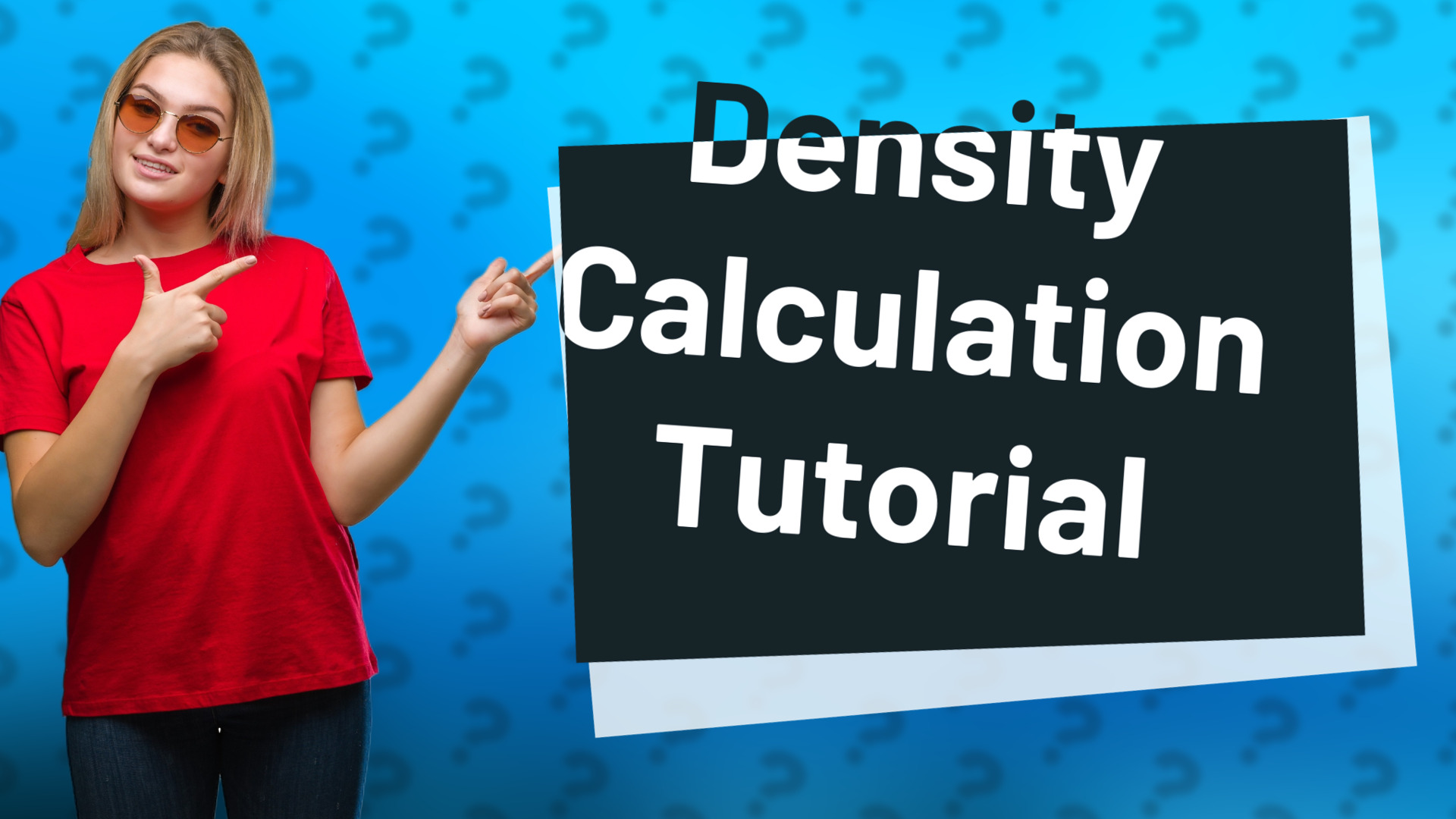 Density Calculation Tutorial