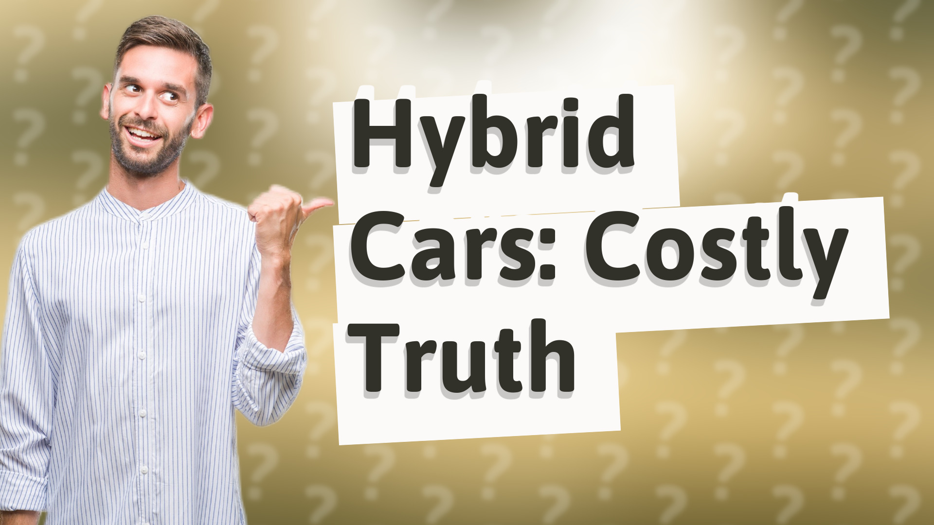 Hybrid Cars: Costly Truth