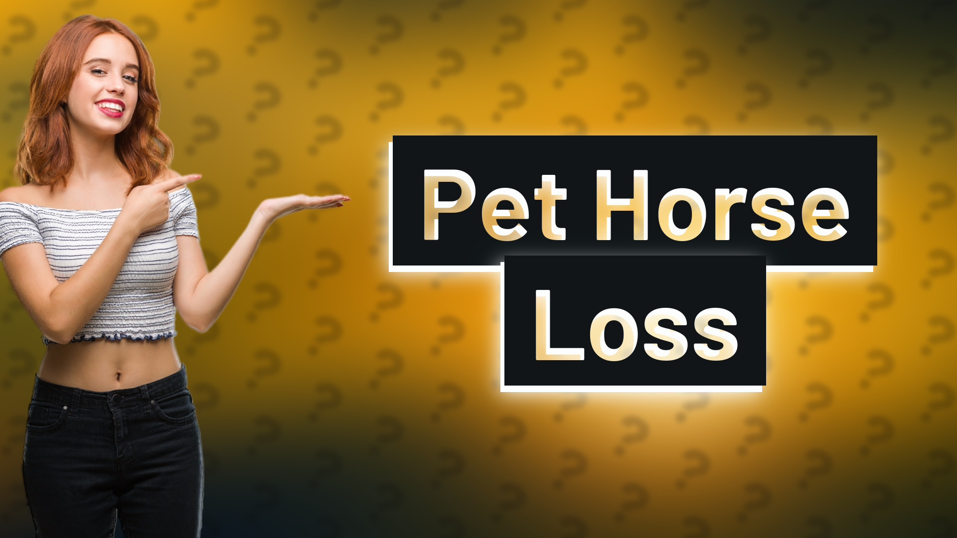 Pet Horse Loss