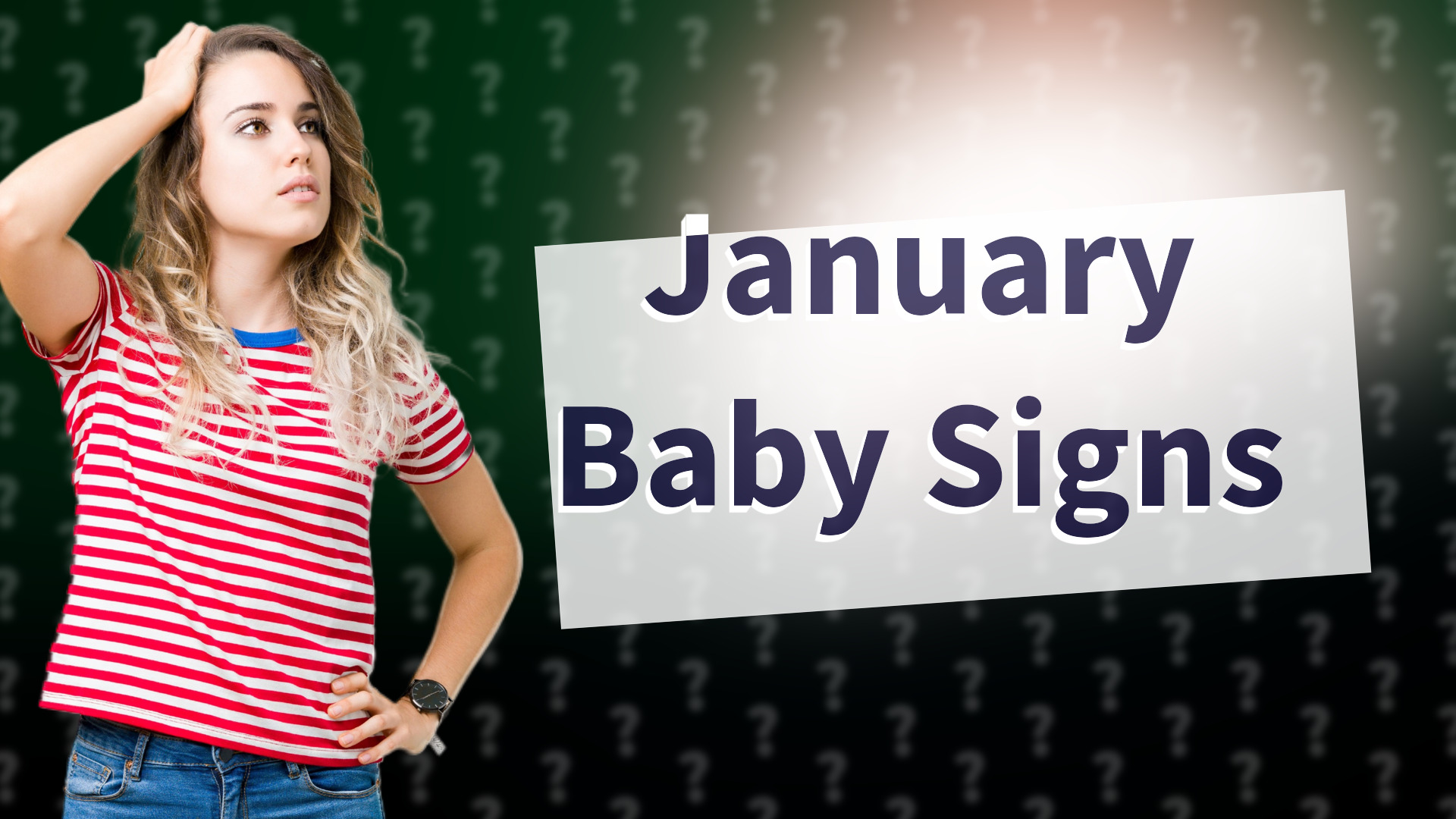 January Baby Signs