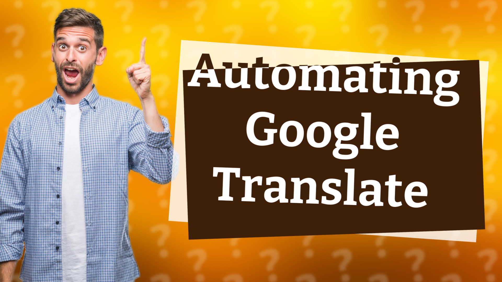 Automating Google Translate