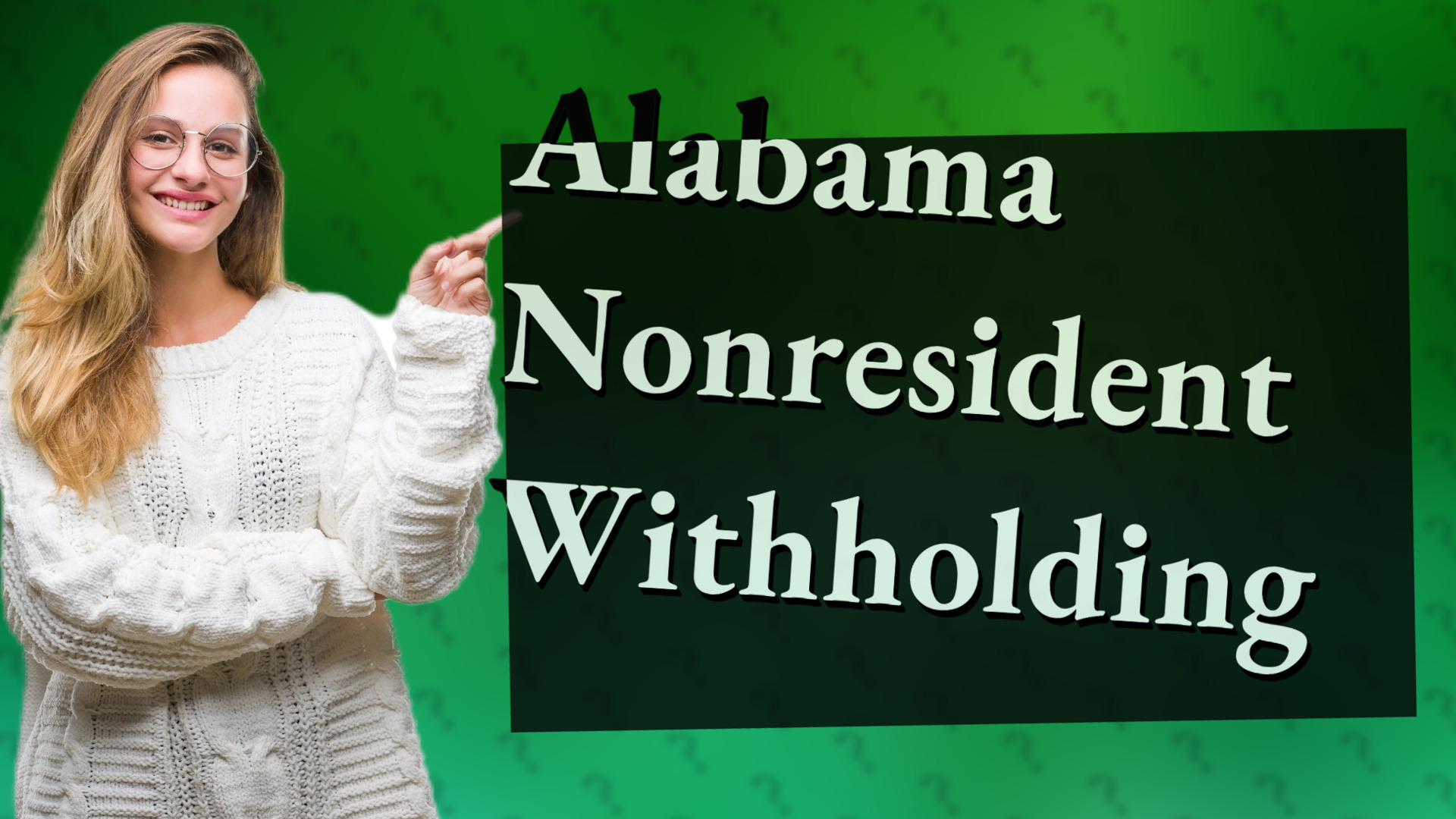 Alabama Nonresident Withholding