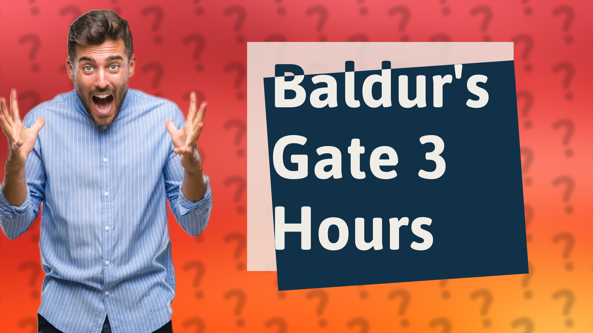 Baldur's Gate 3 Hours