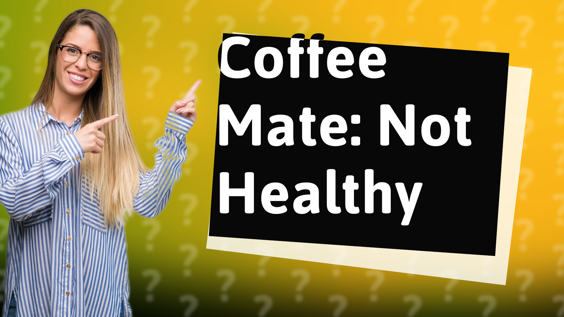 Coffee Mate: Not Healthy