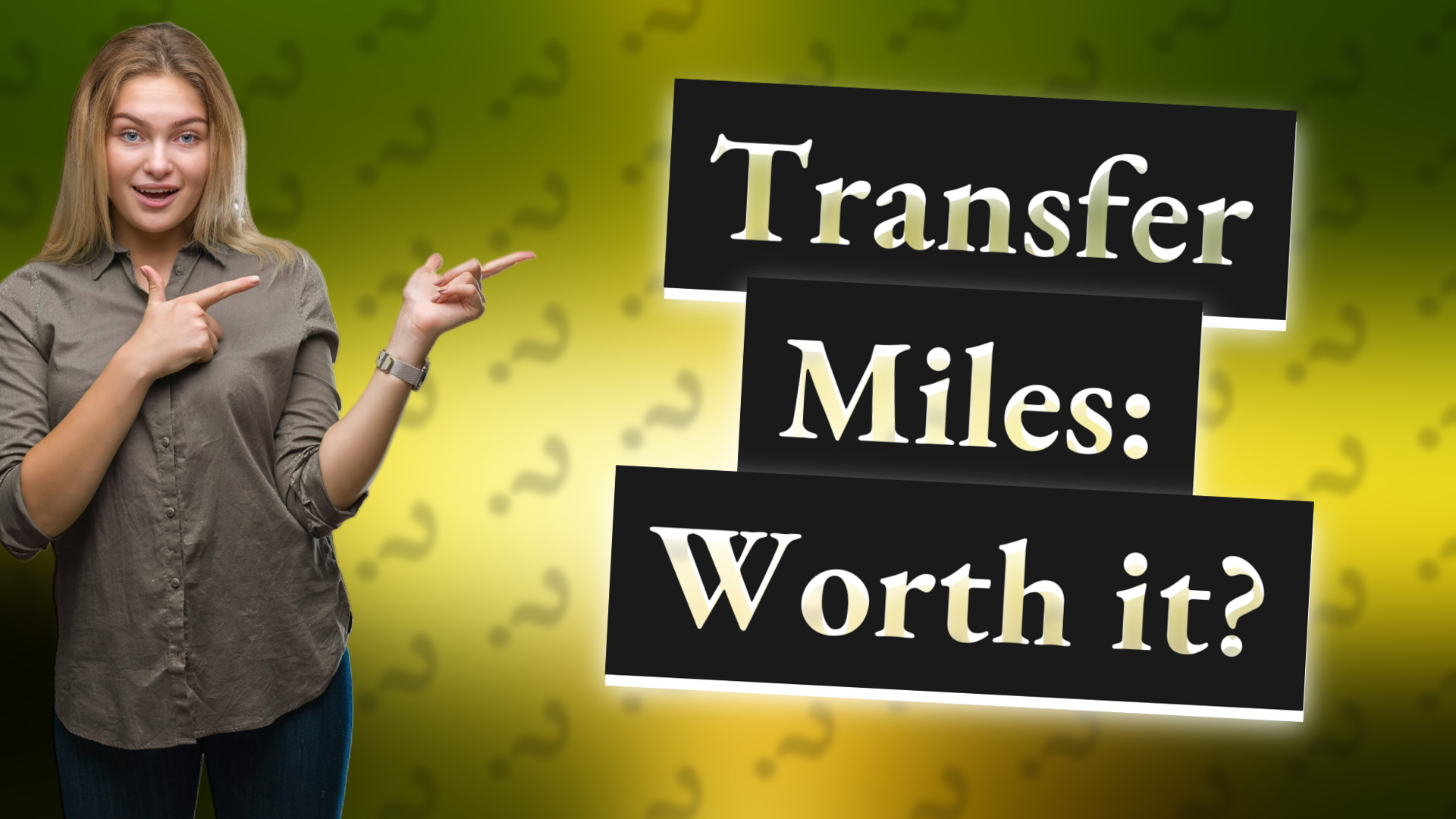 Transfer Miles: Worth it?