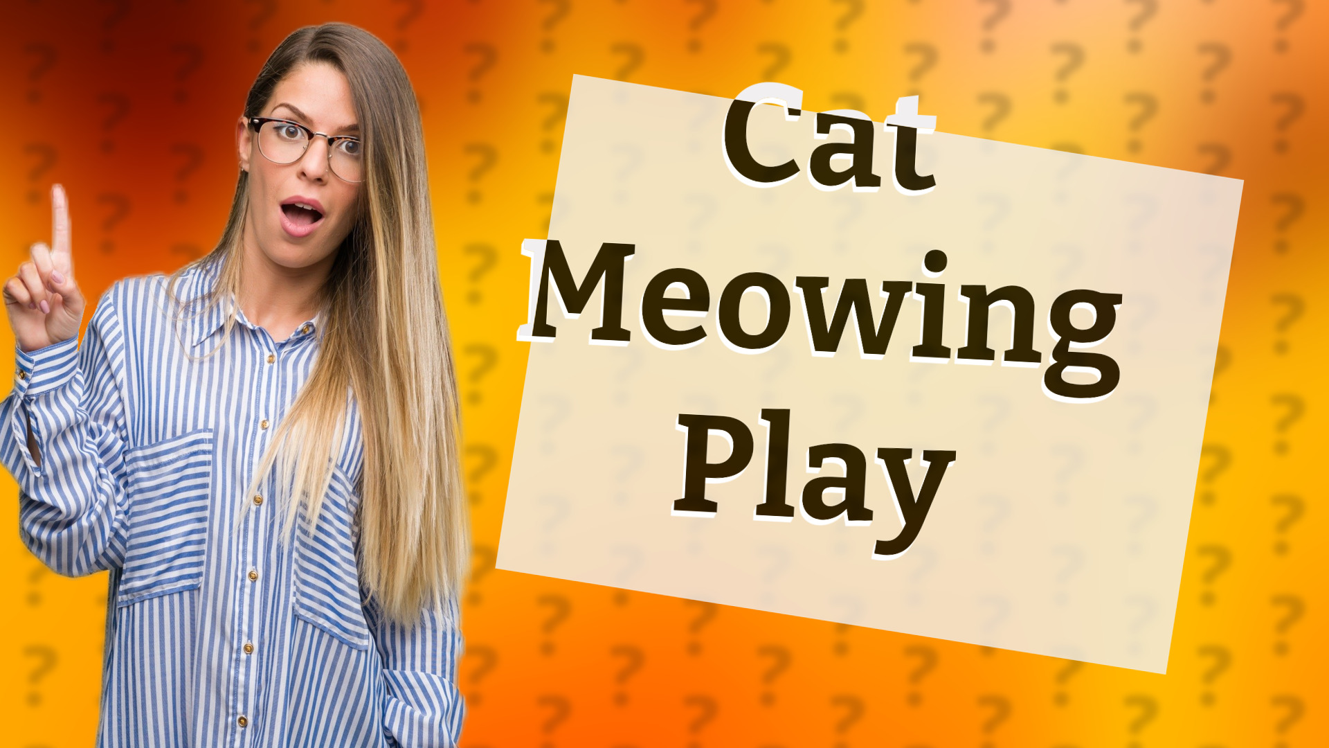 Cat Meowing Play