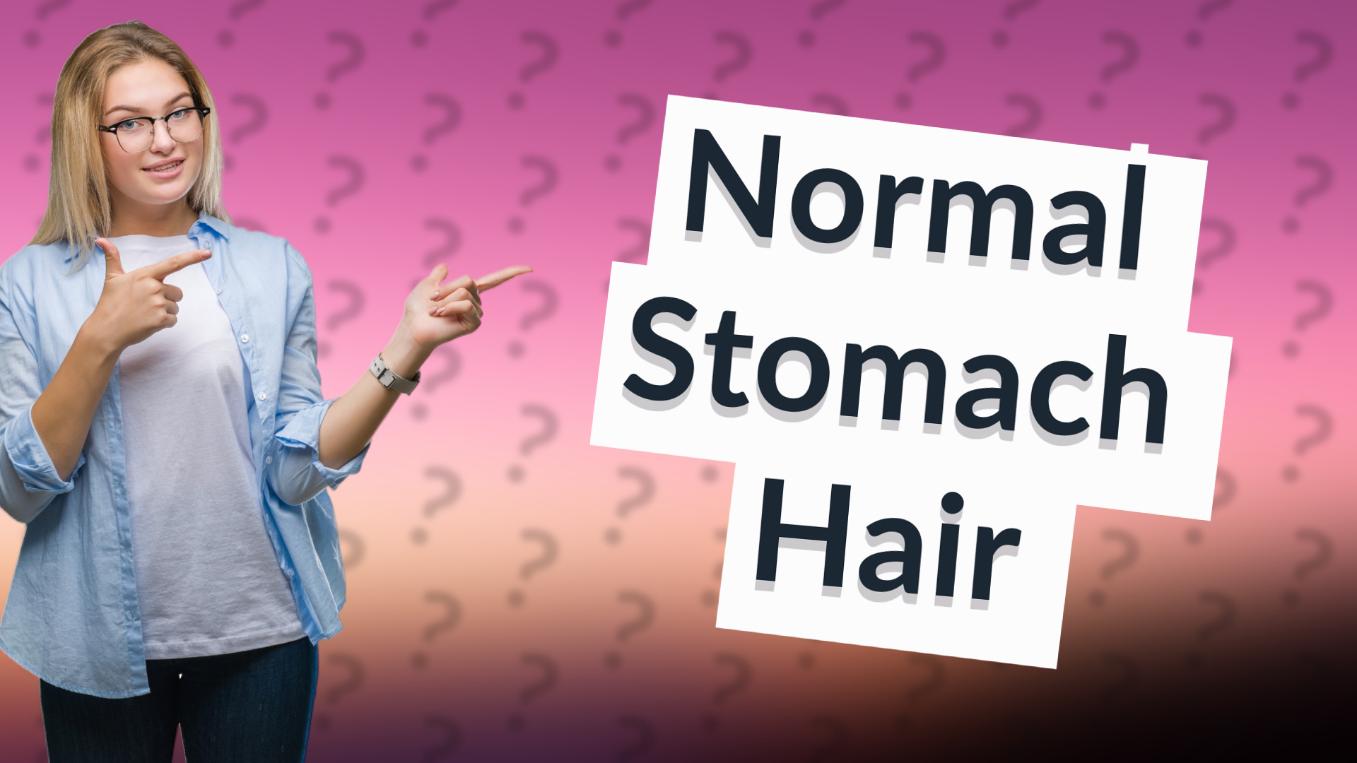Normal Stomach Hair