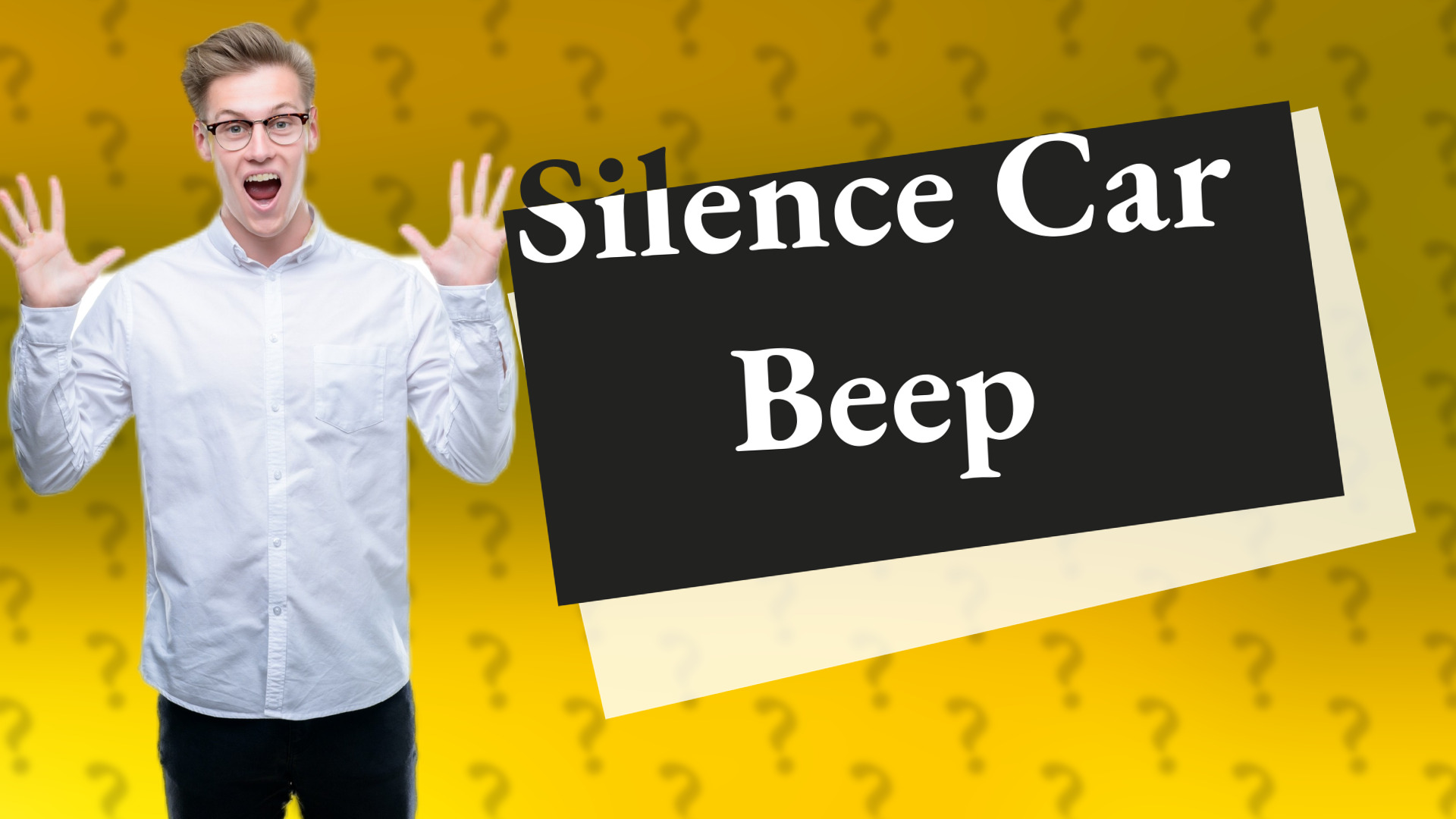 Silence Car Beep