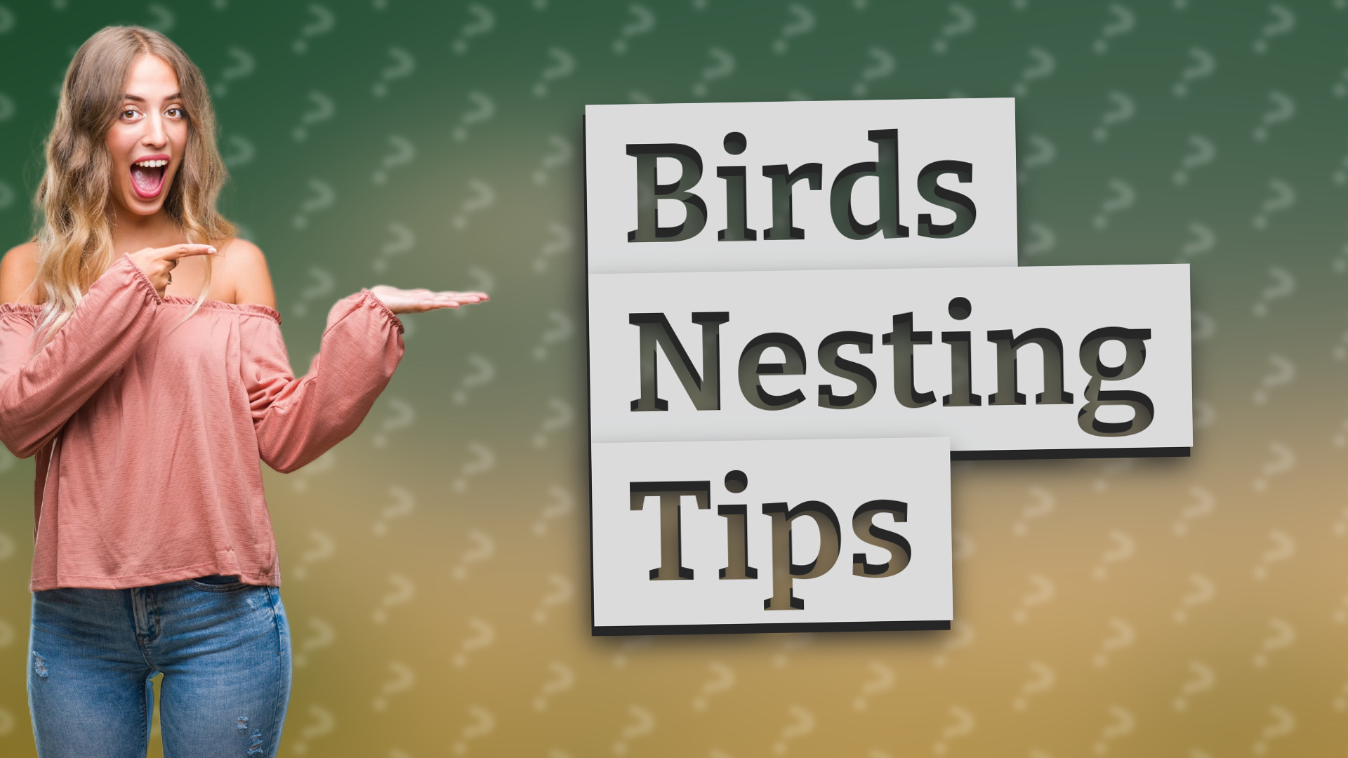 Birds Nesting Tips