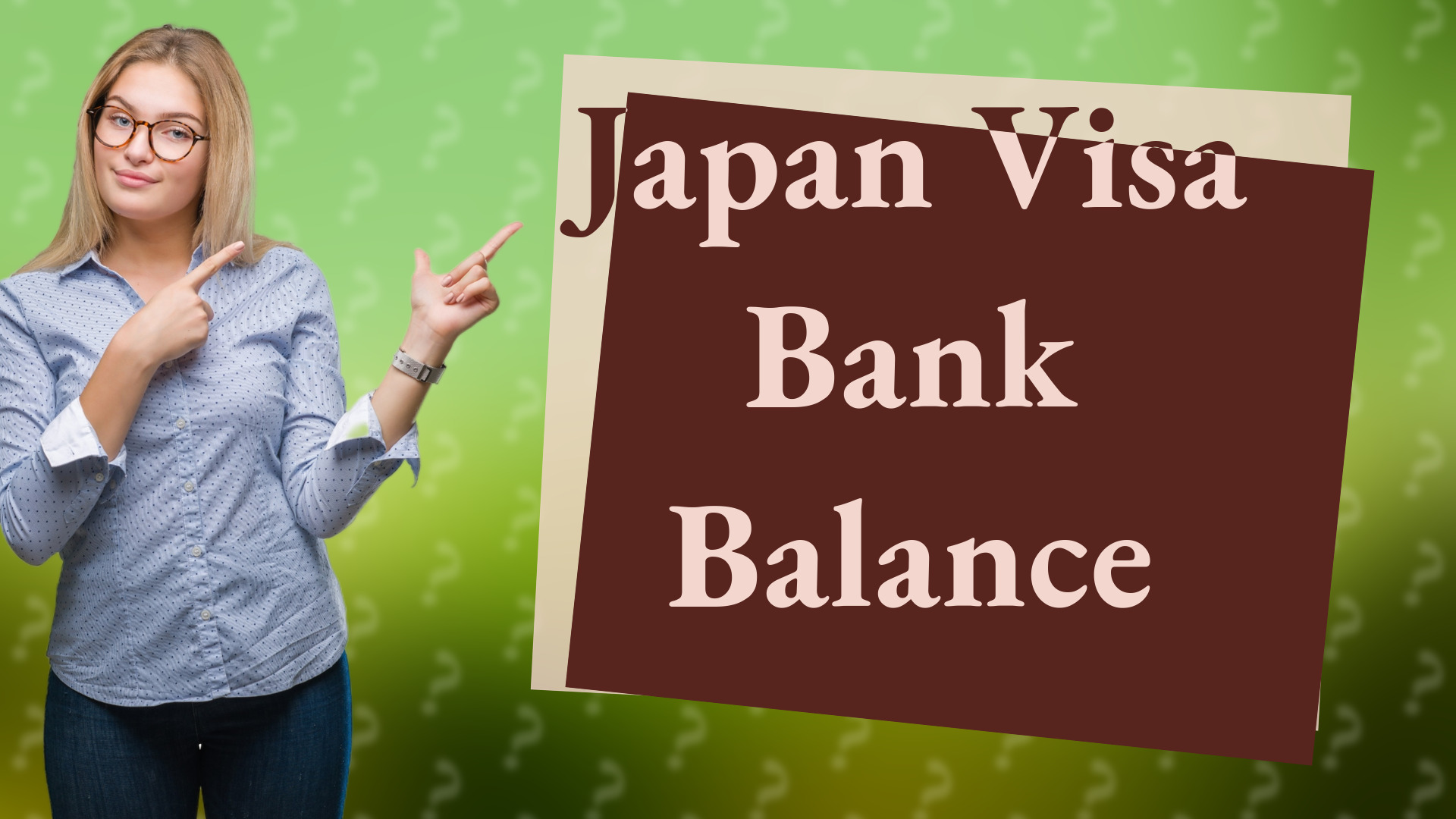 Japan Visa Bank Balance