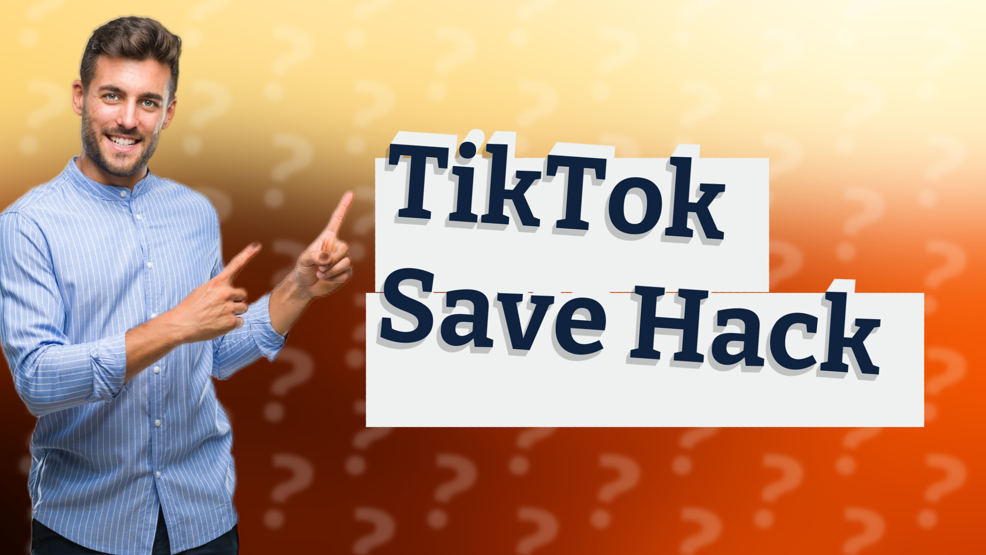 TikTok Save Hack