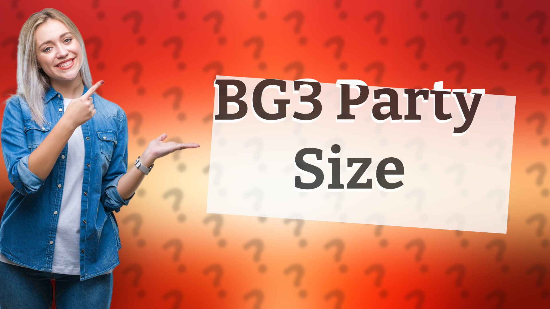 BG3 Party Size
