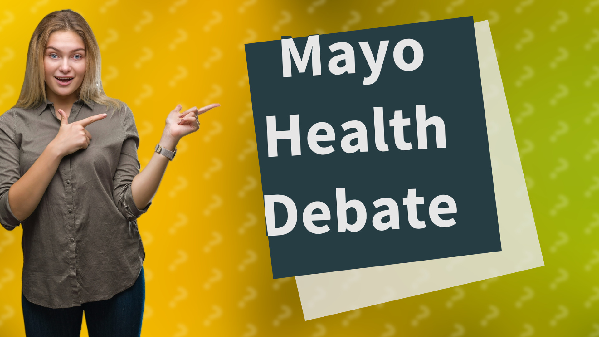 Mayo Health Debate