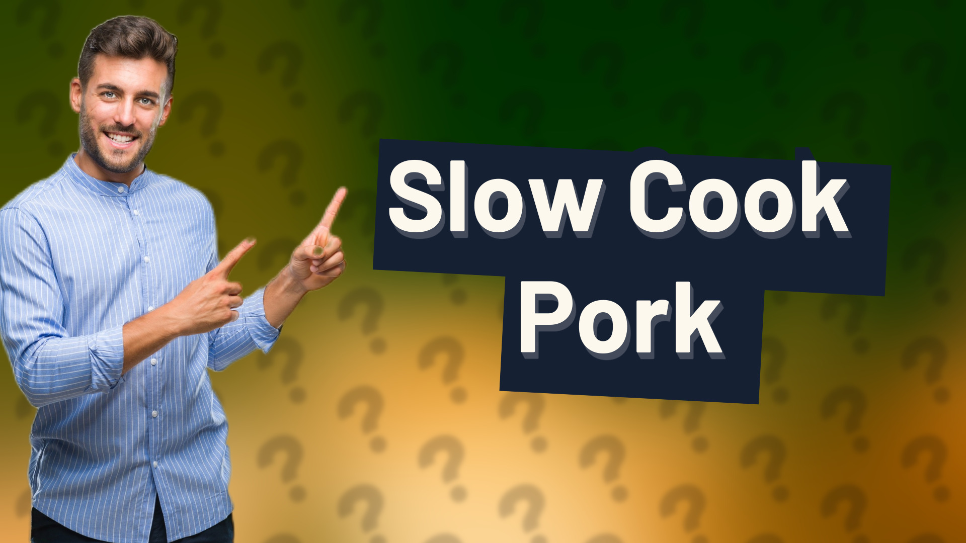Slow Cook Pork