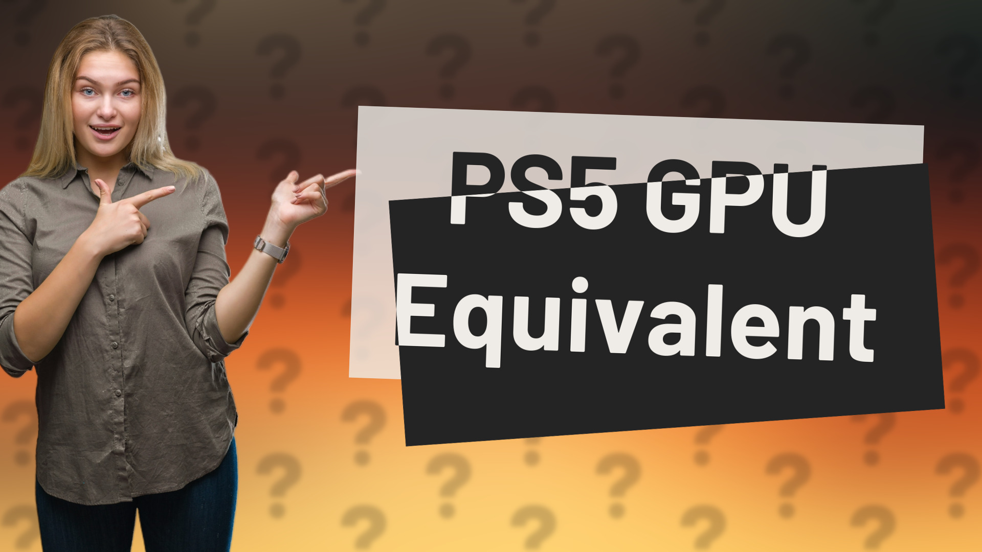 PS5 GPU Equivalent