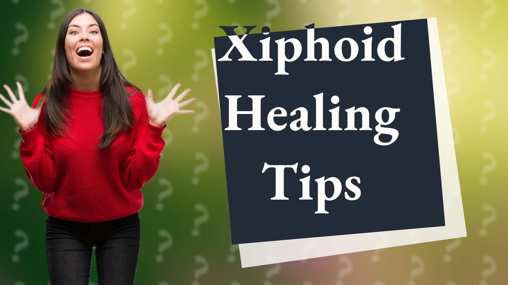 Xiphoid Healing Tips