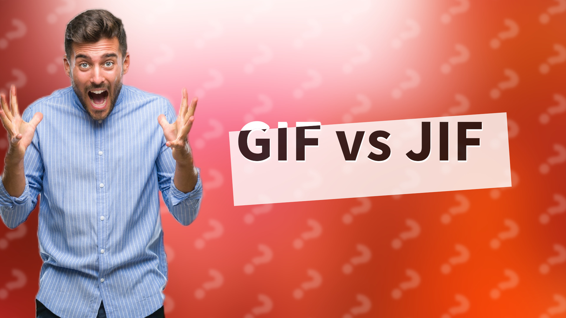 GIF vs JIF