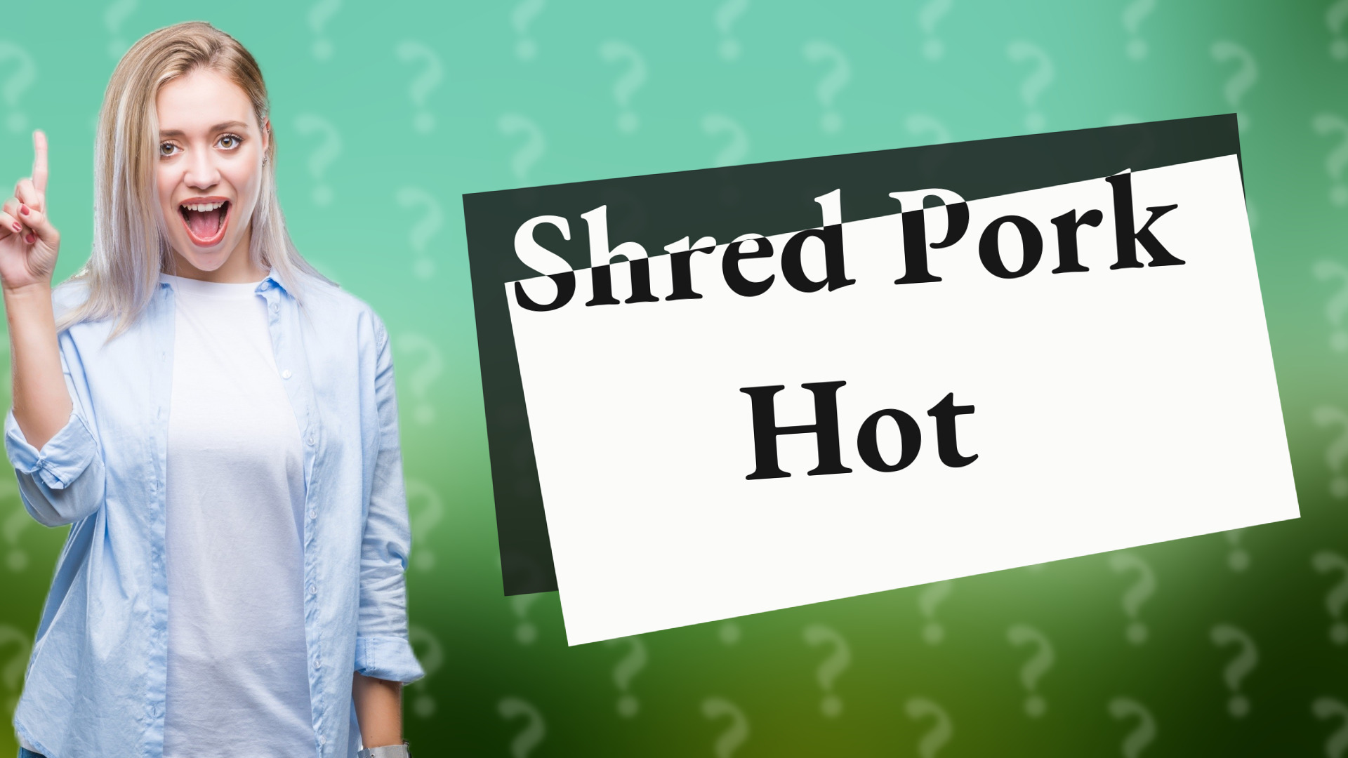 Shred Pork Hot