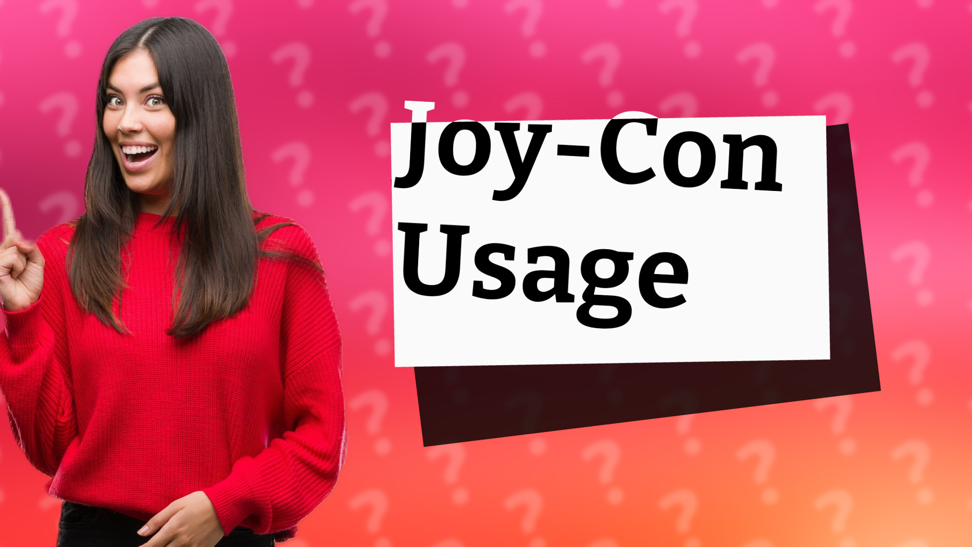 Joy-Con Usage