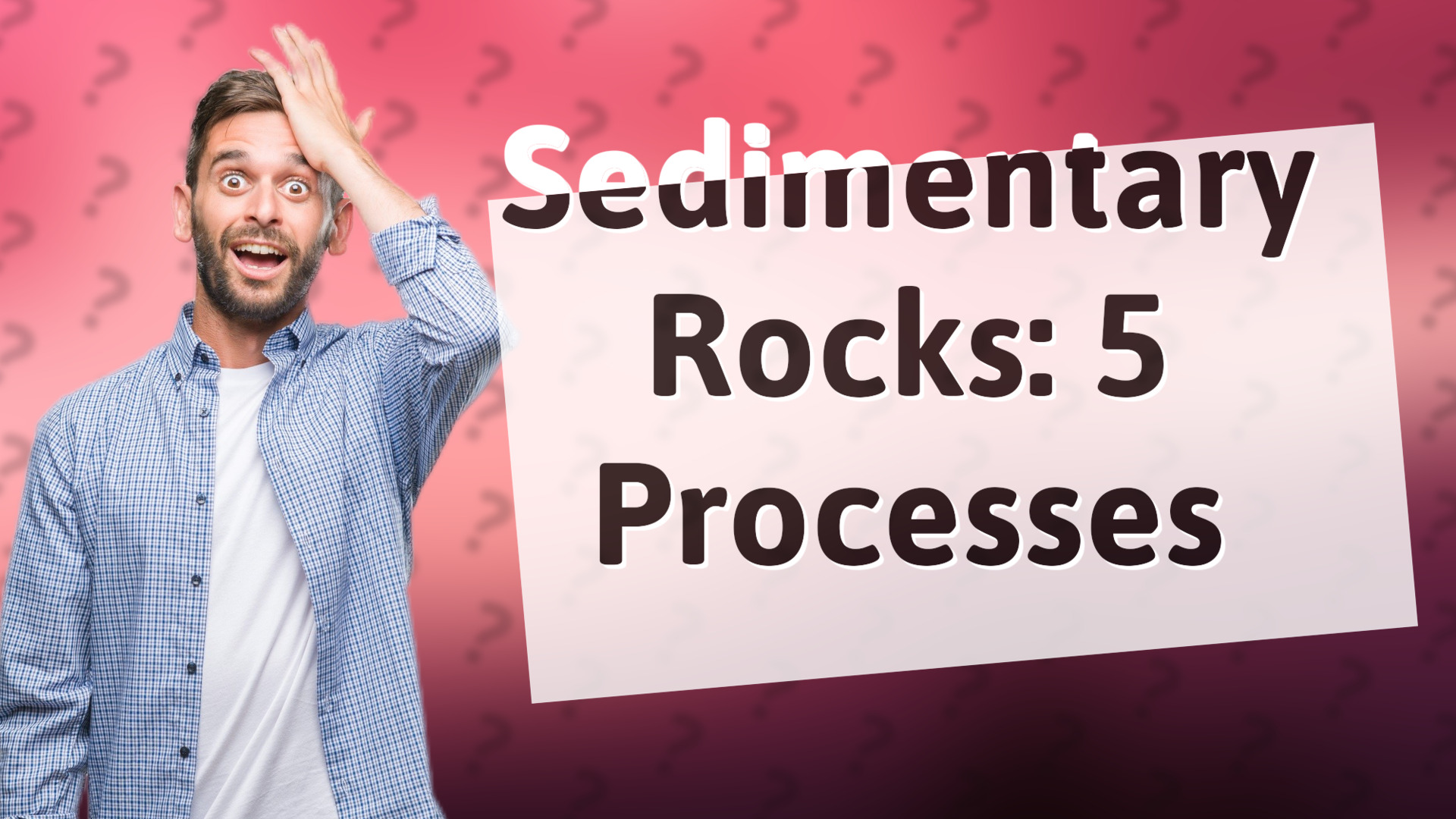Sedimentary Rocks: 5 Processes