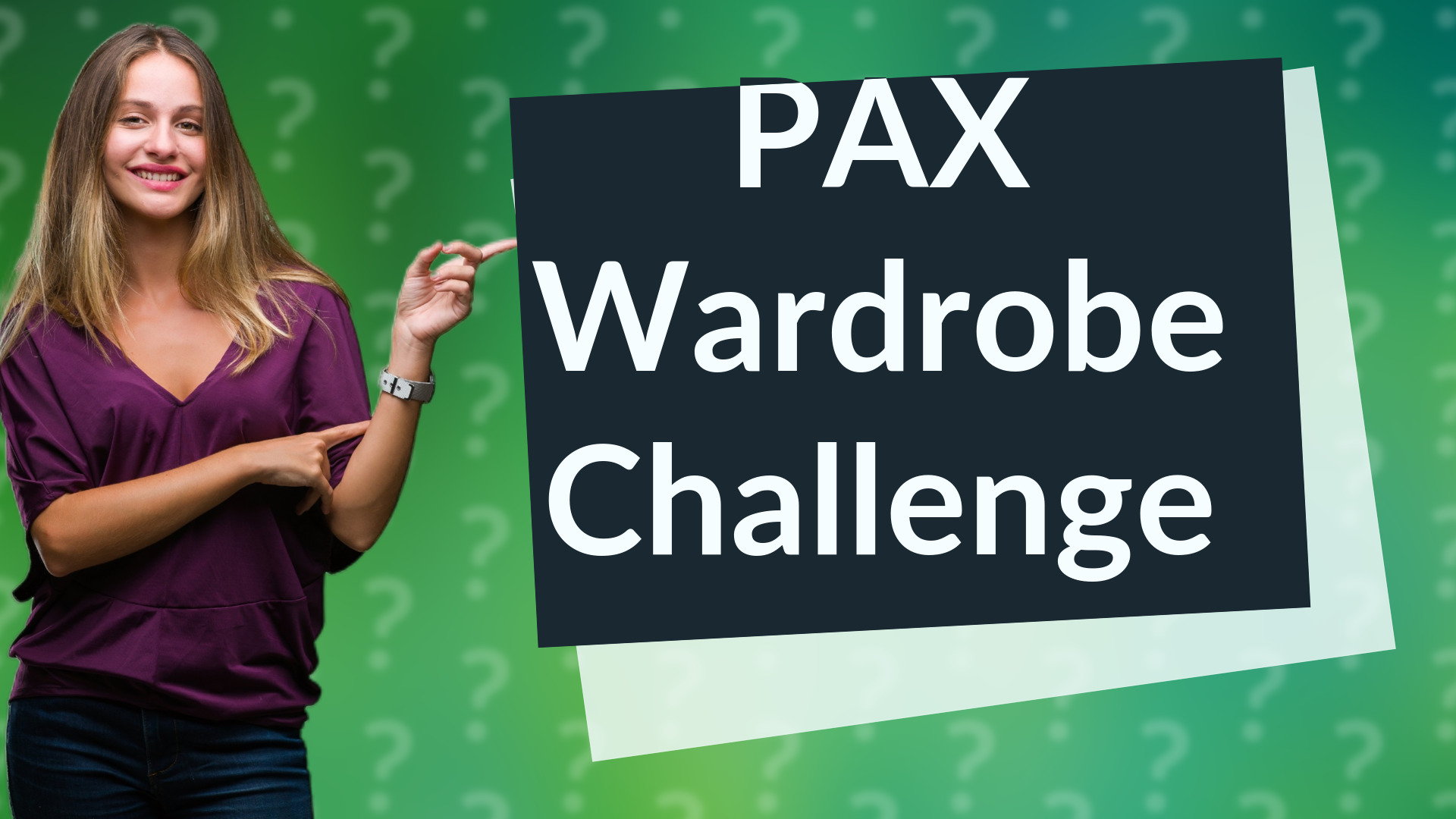 PAX Wardrobe Challenge