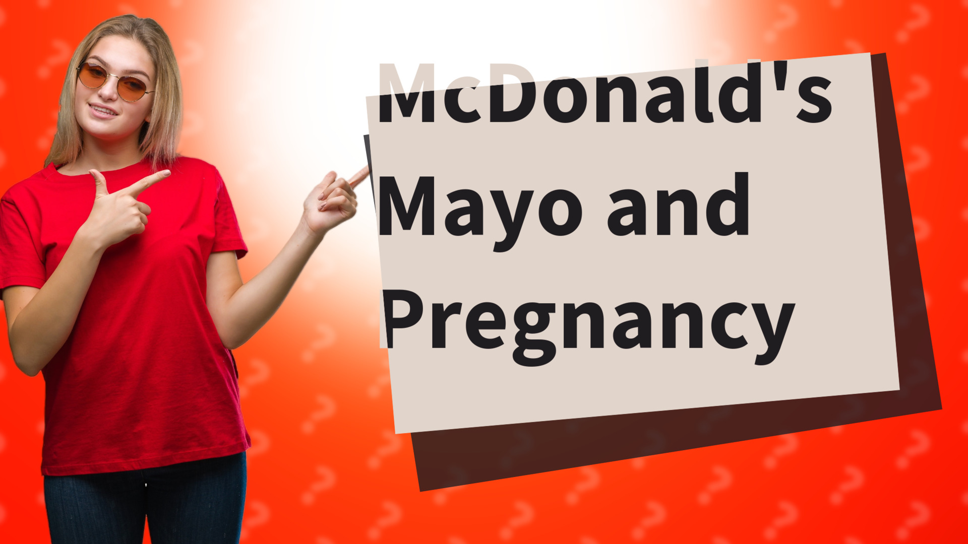 McDonald's Mayo and Pregnancy