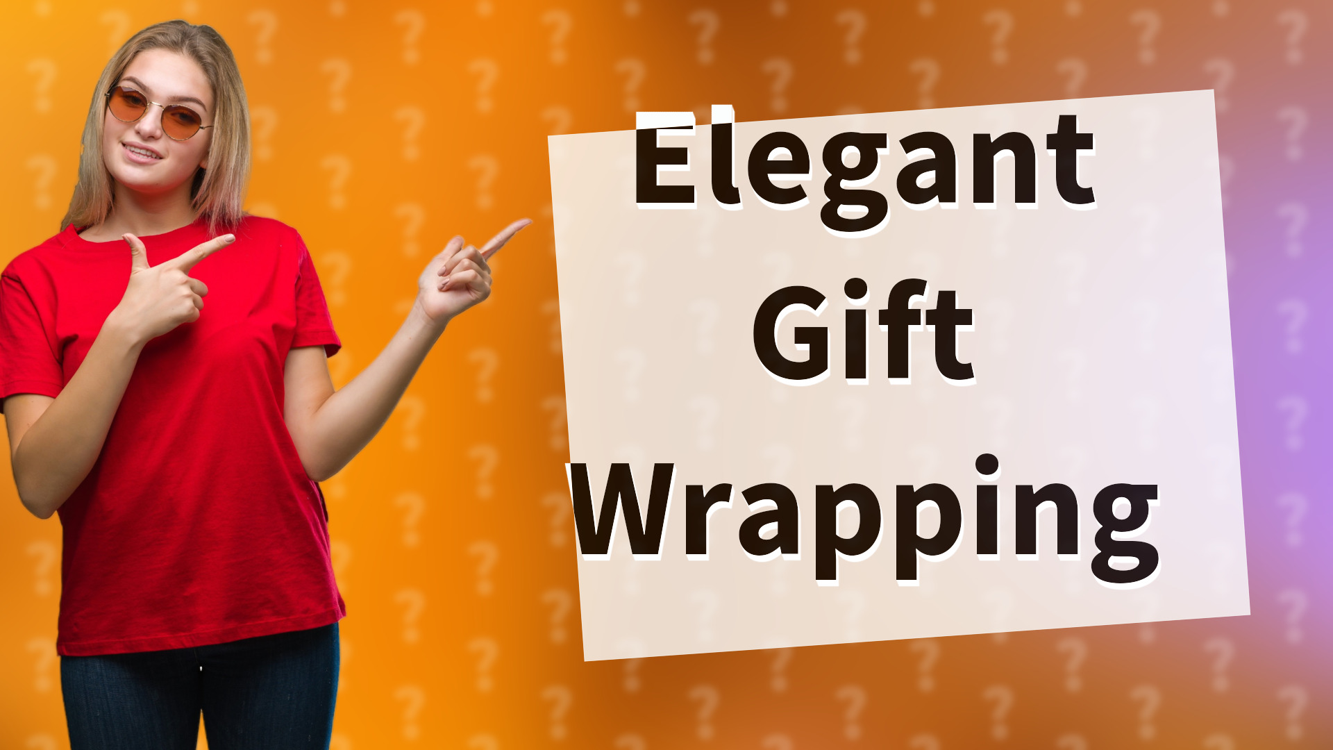 Elegant Gift Wrapping