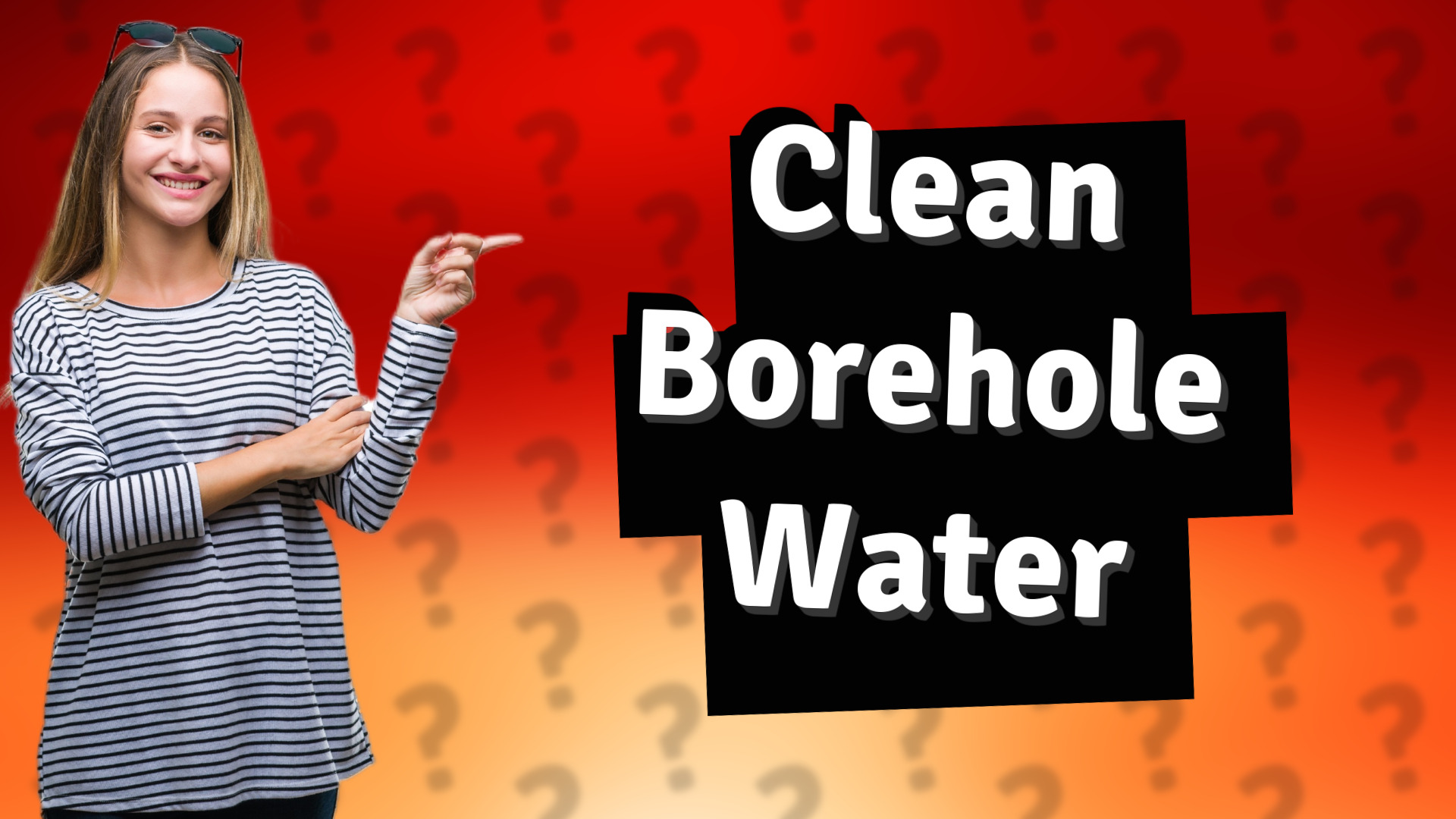 Clean Borehole Water