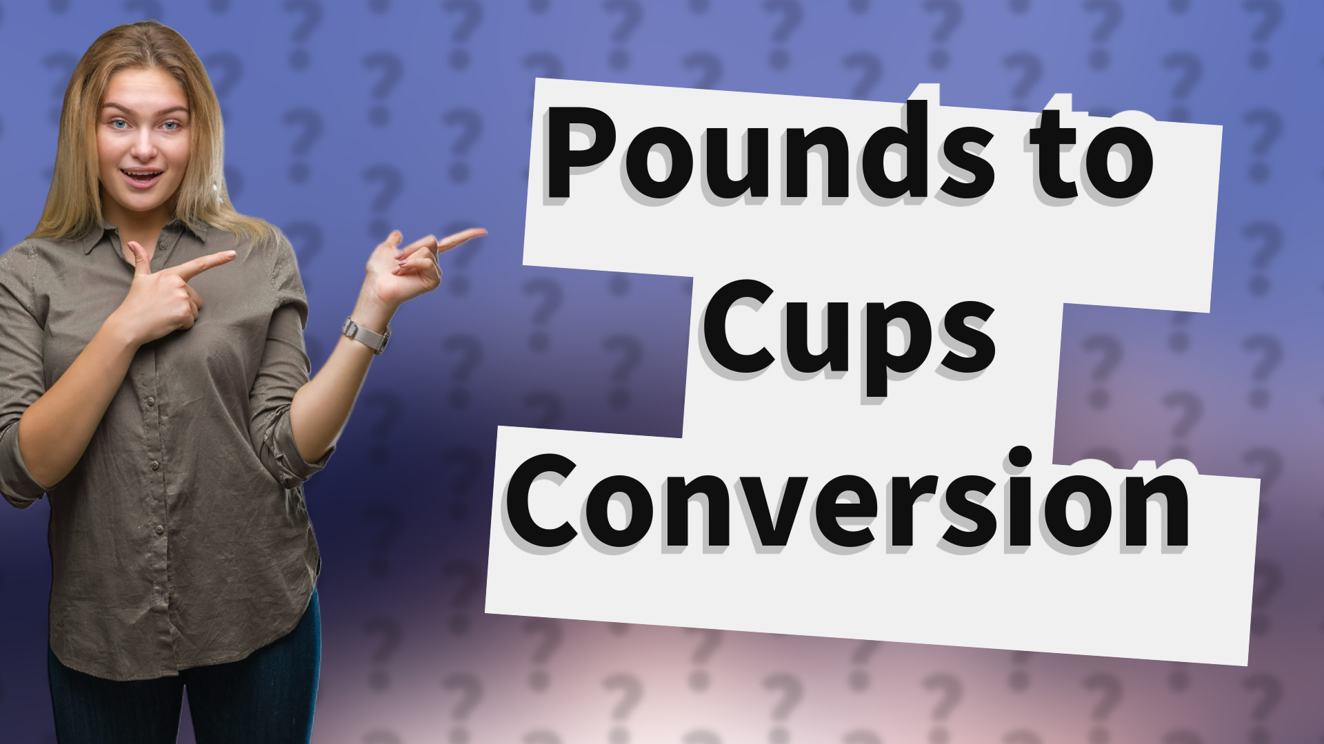 Pounds to Cups Conversion
