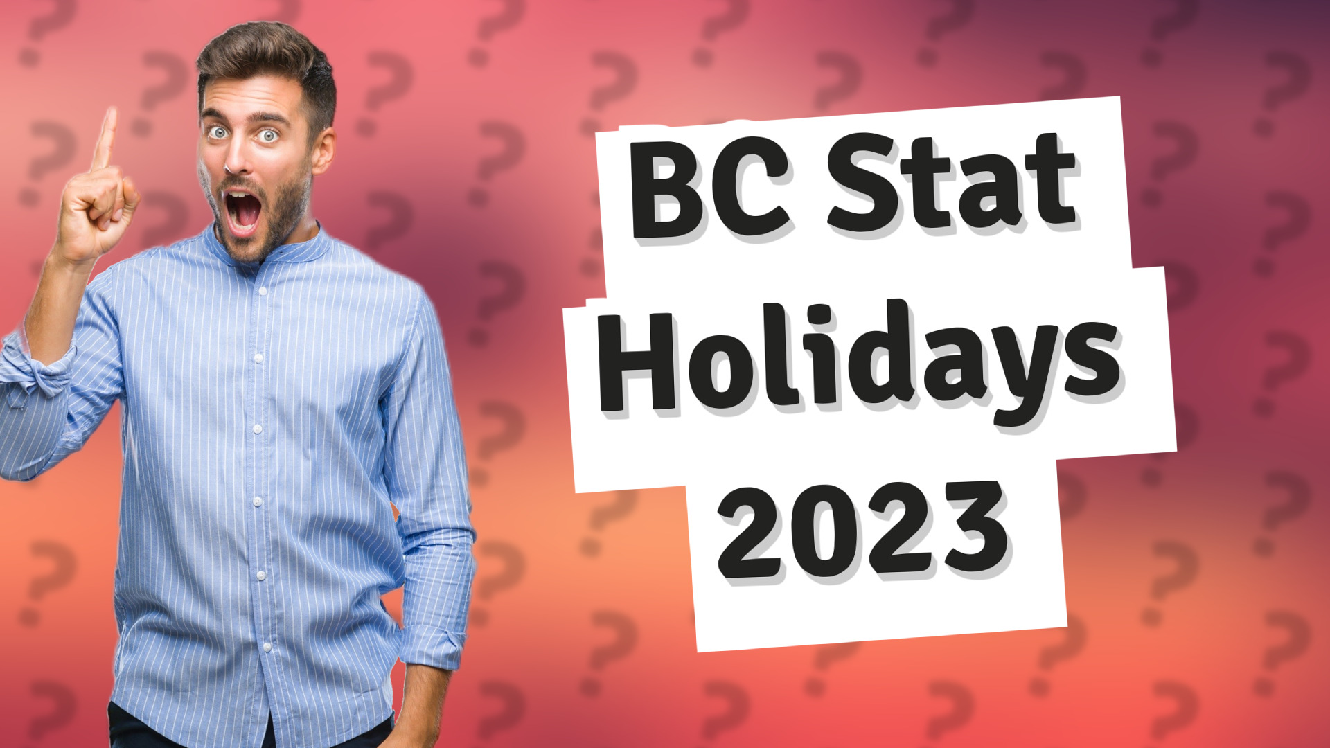 BC Stat Holidays 2023