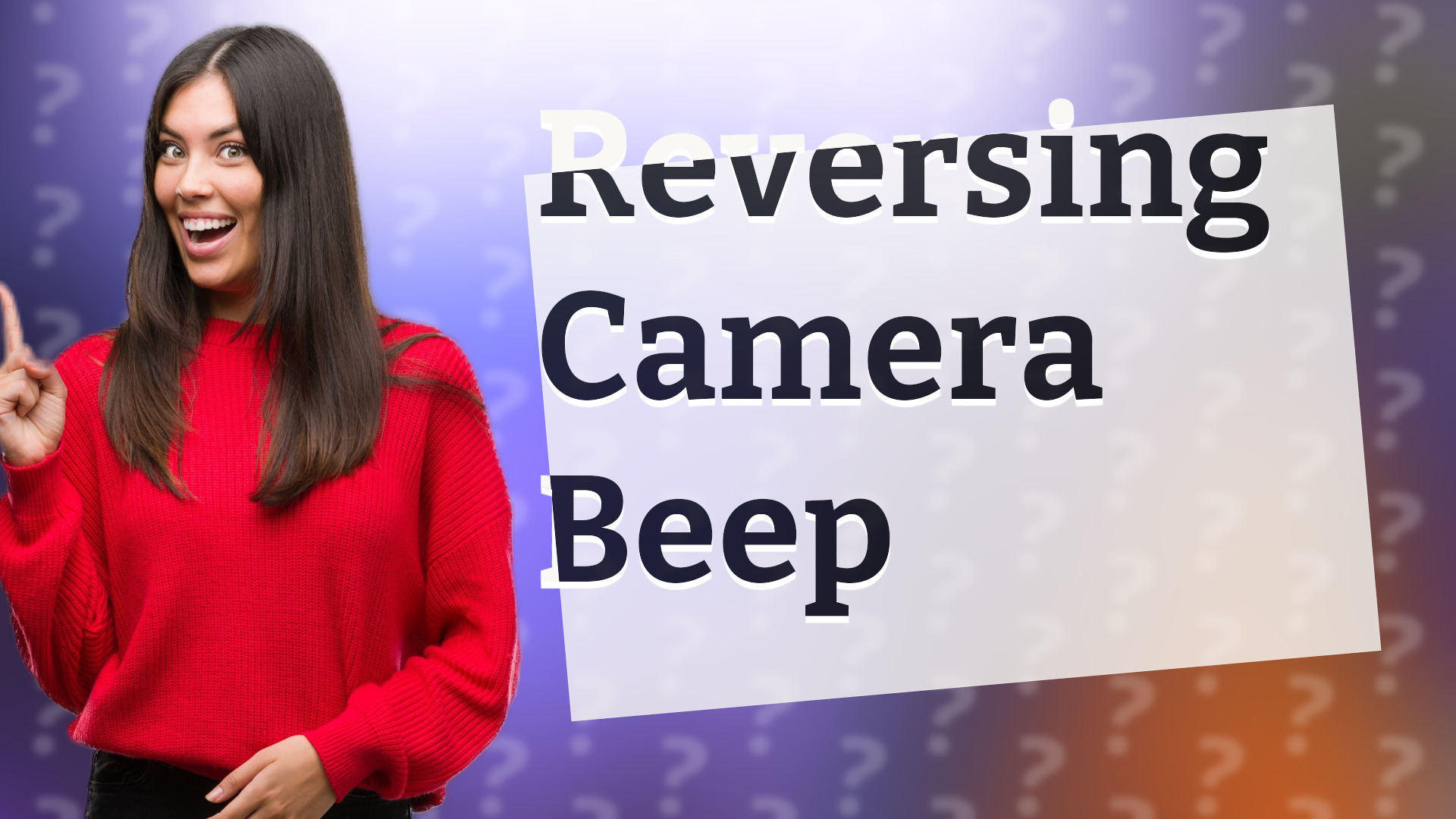 Reversing Camera Beep