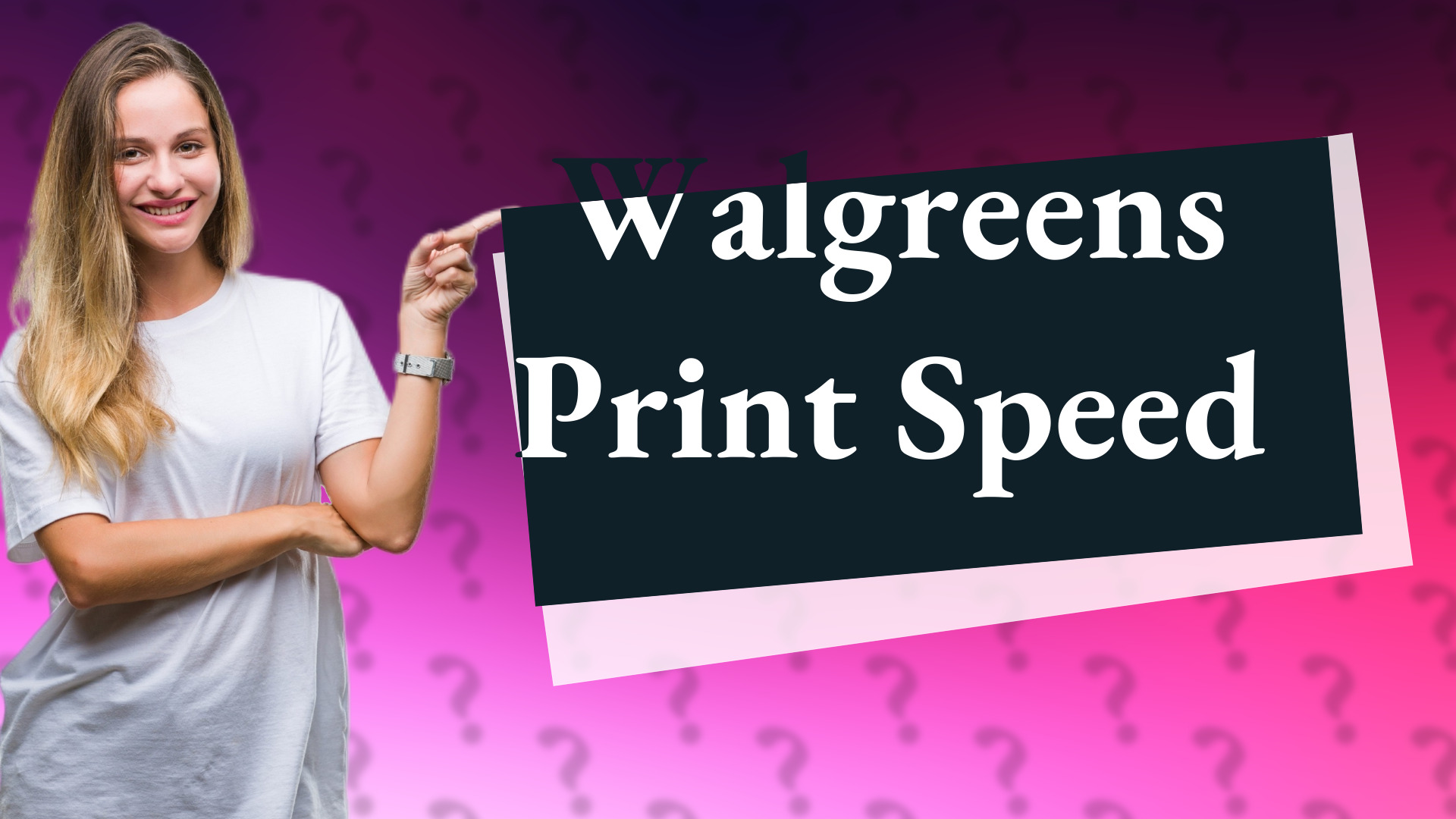 Walgreens Print Speed