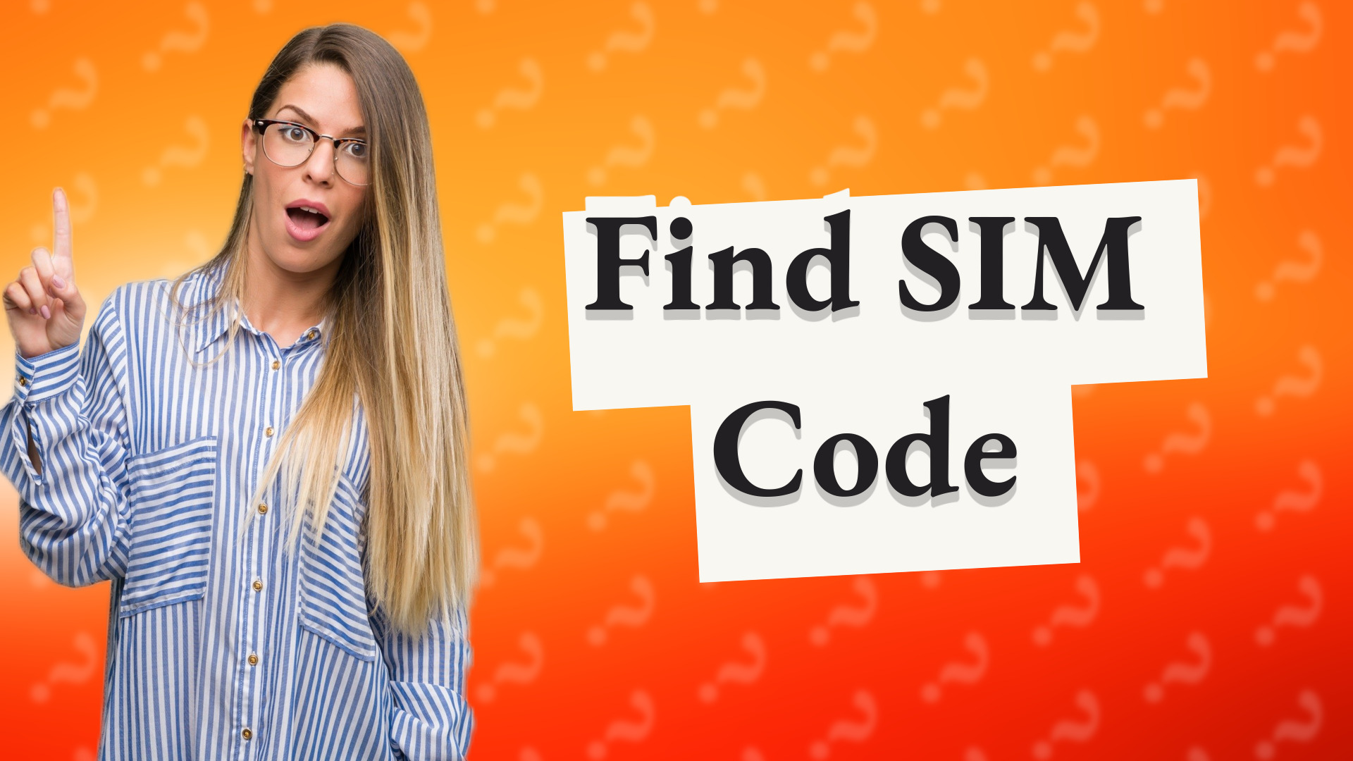 Find SIM Code
