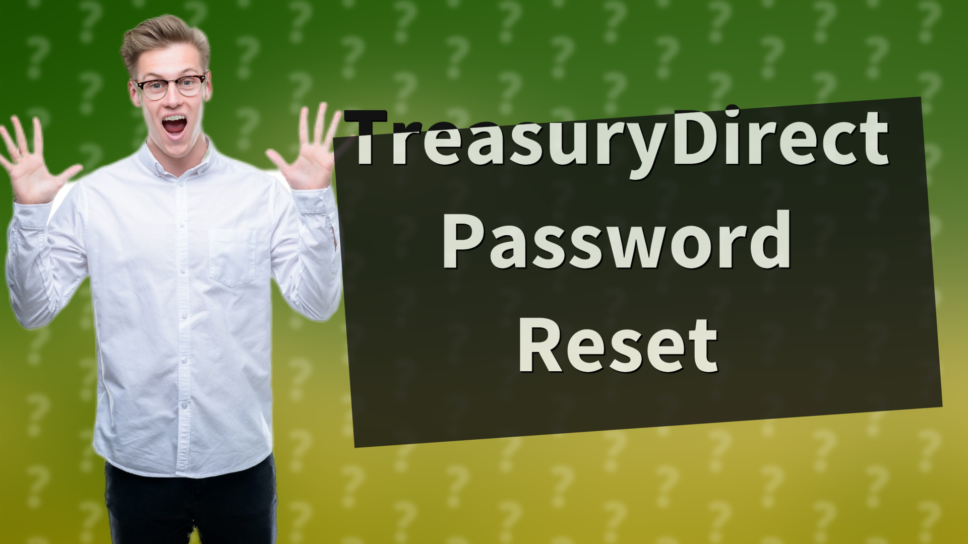 TreasuryDirect Password Reset