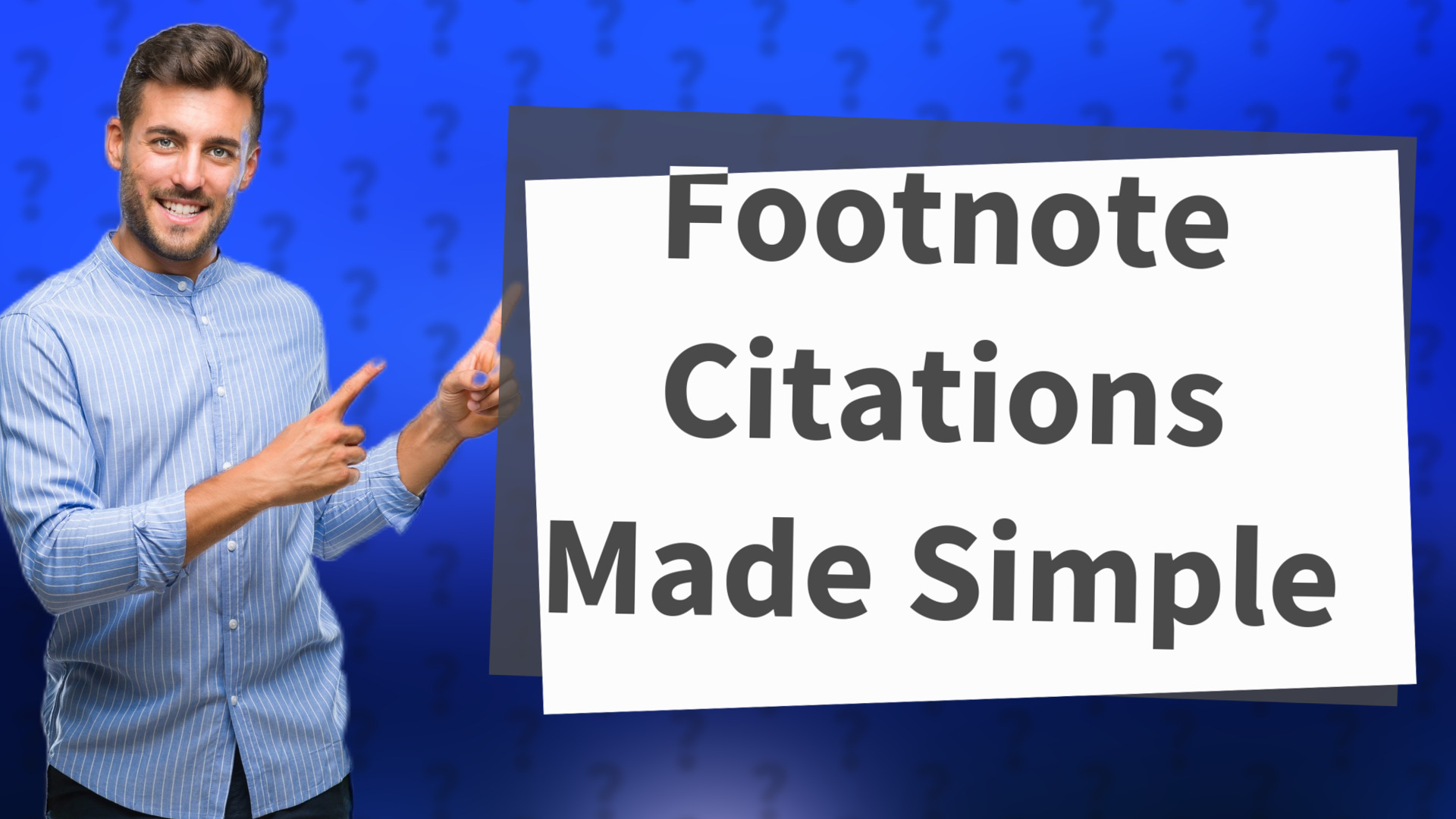 Footnote Citations Made Simple