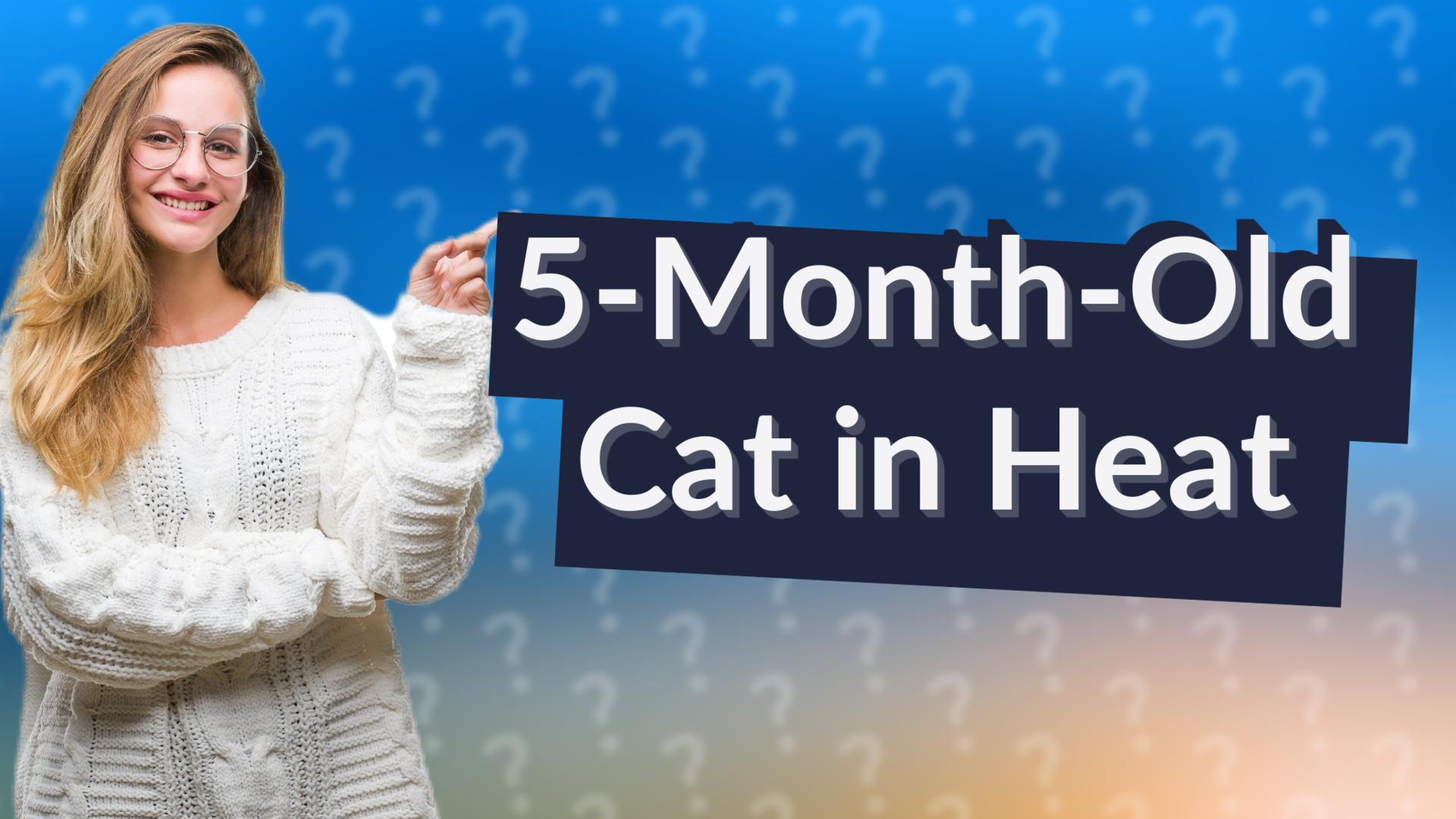 5-Month-Old Cat in Heat