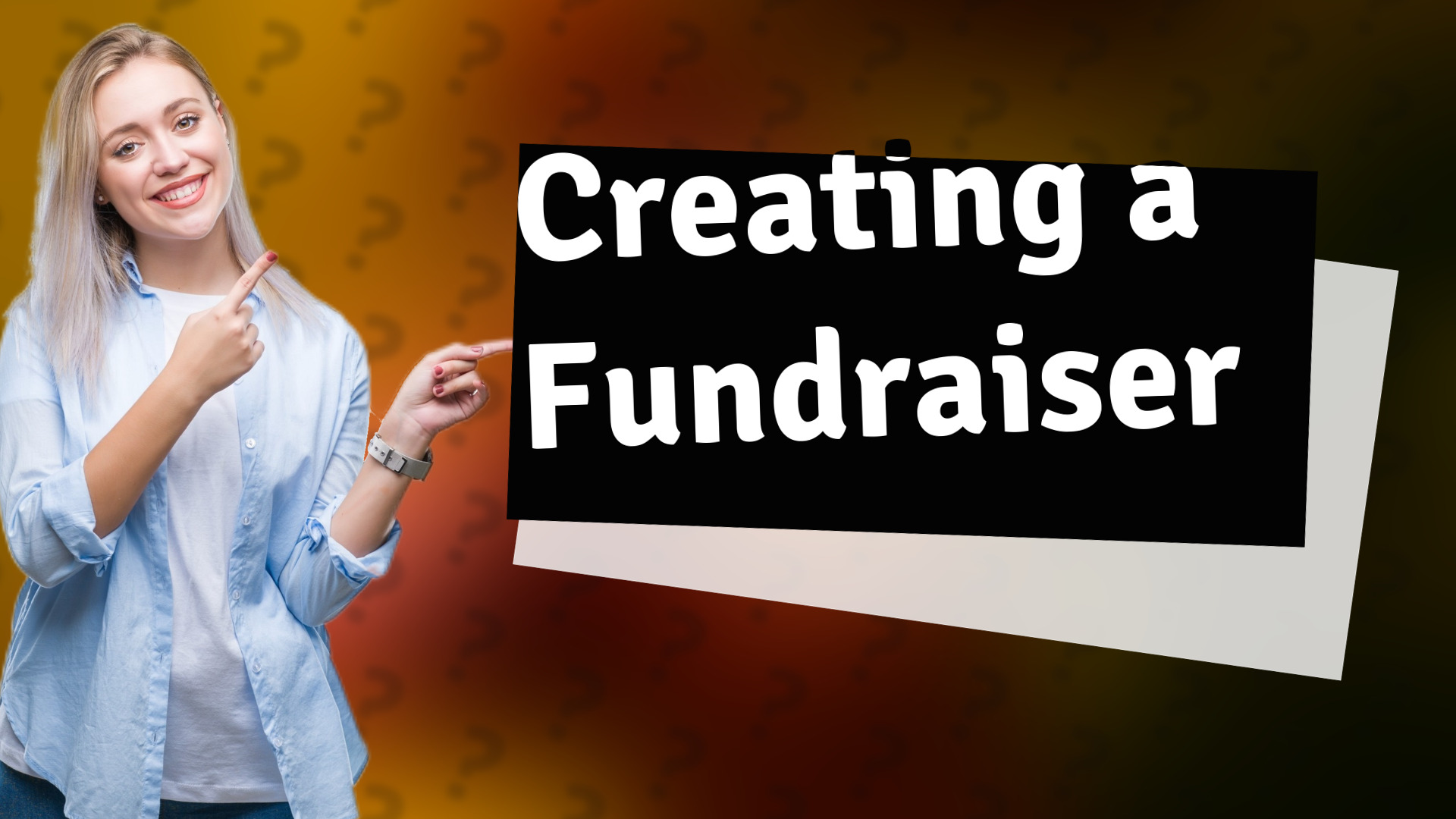 Creating a Fundraiser