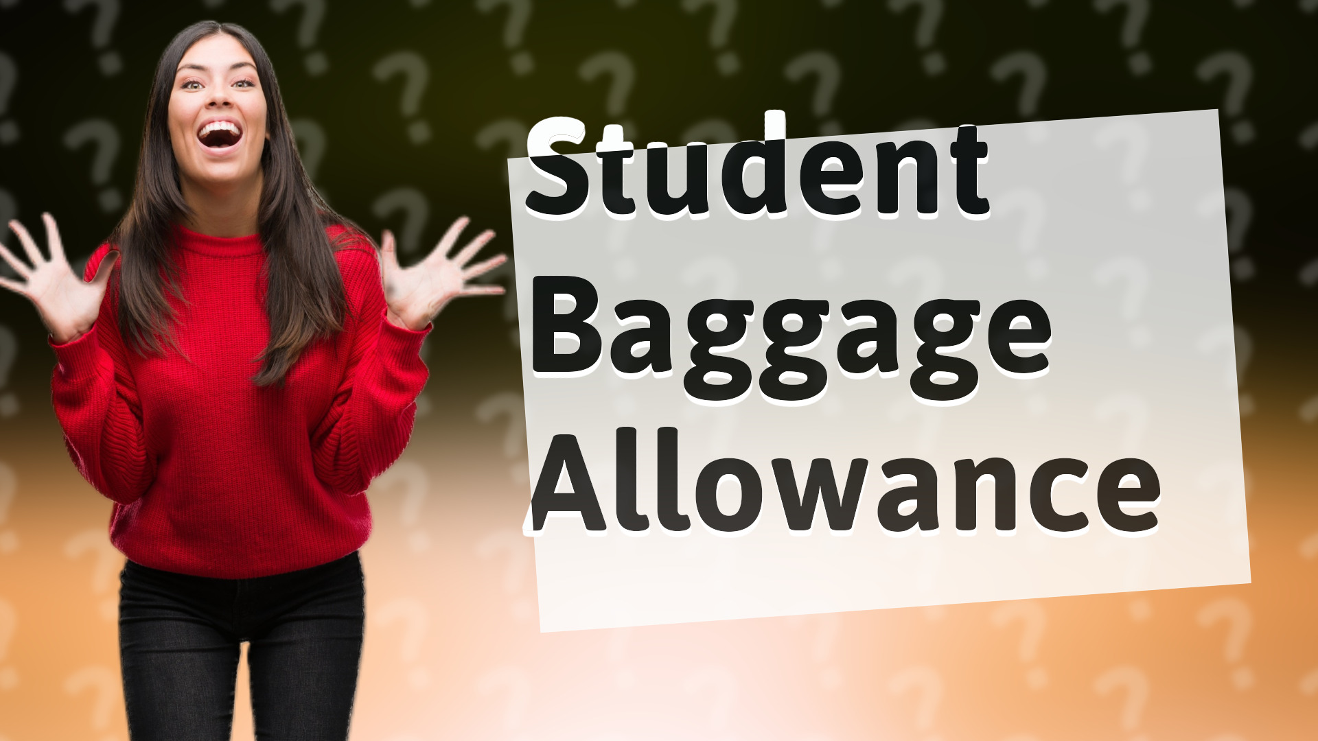 Student Baggage Allowance
