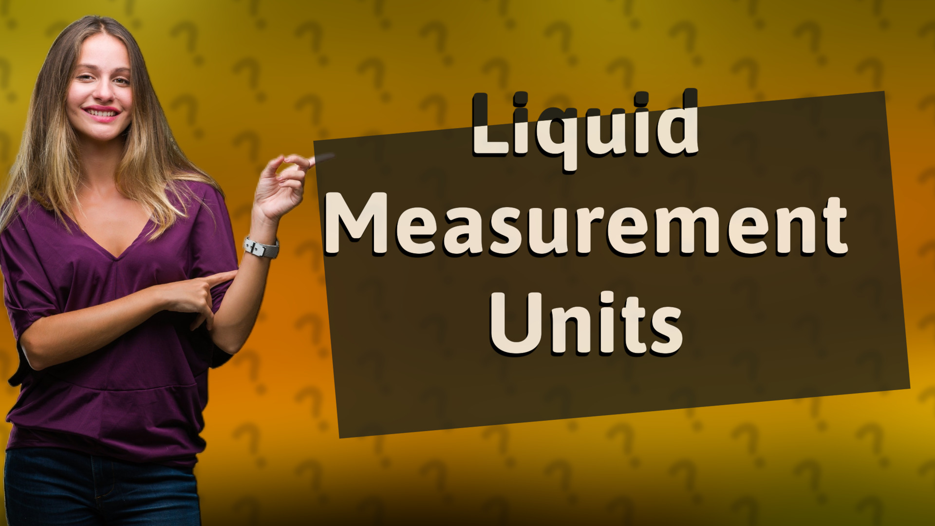 Liquid Measurement Units