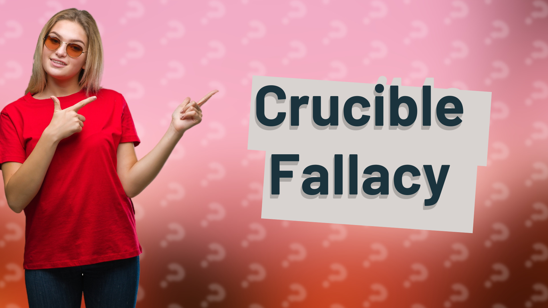Crucible Fallacy