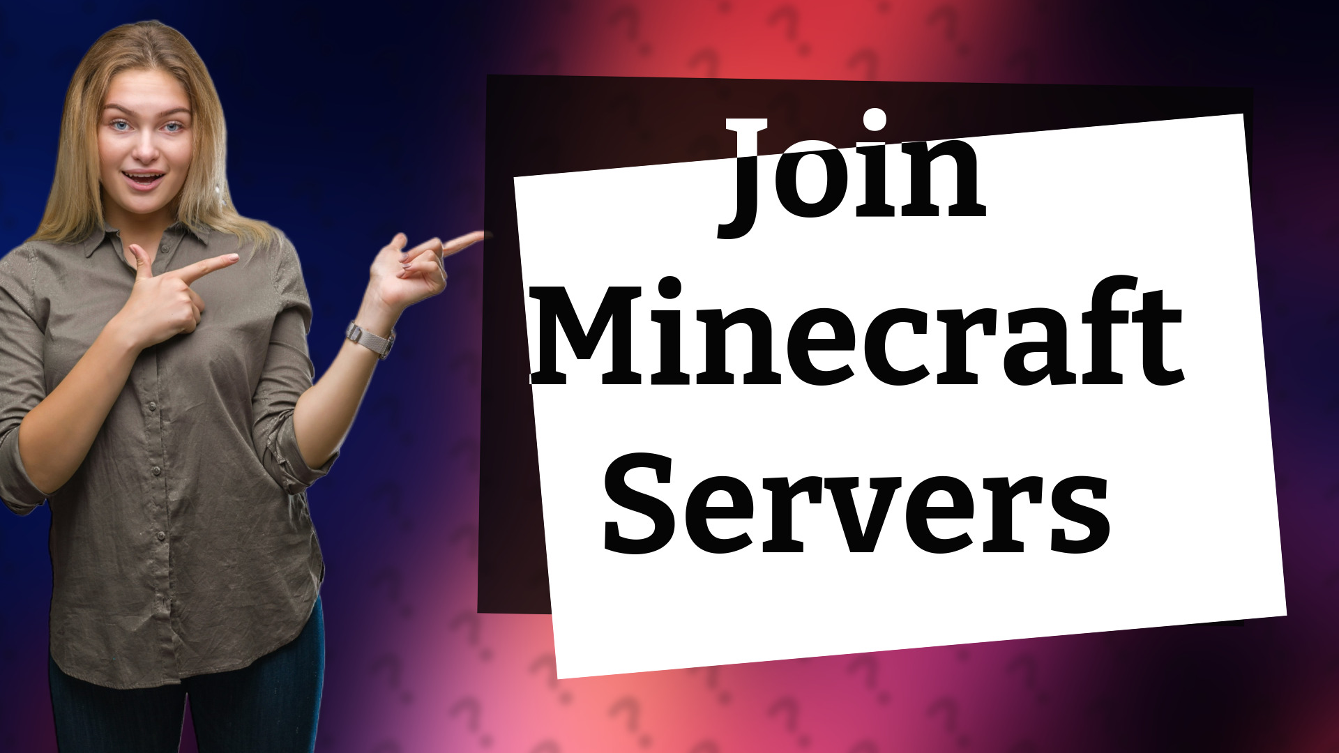 Join Minecraft Servers