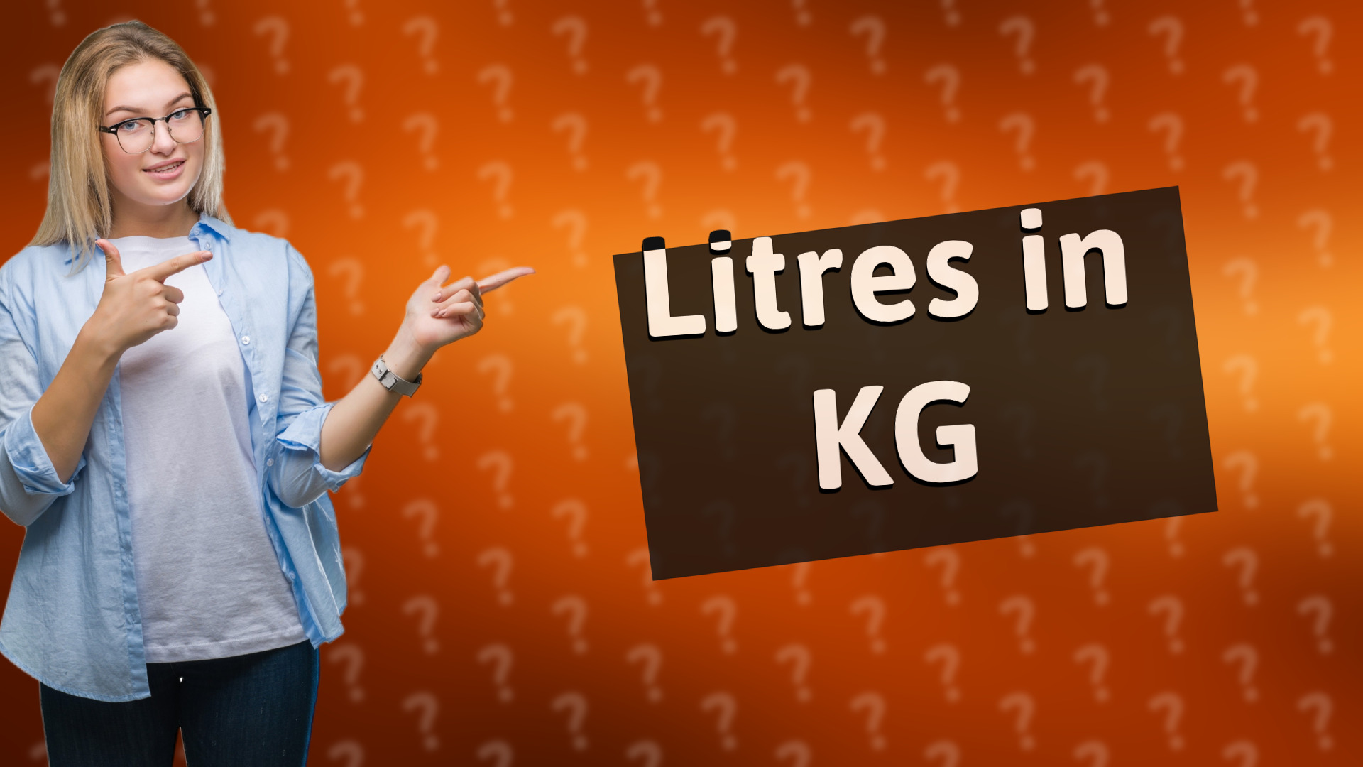 Litres in KG