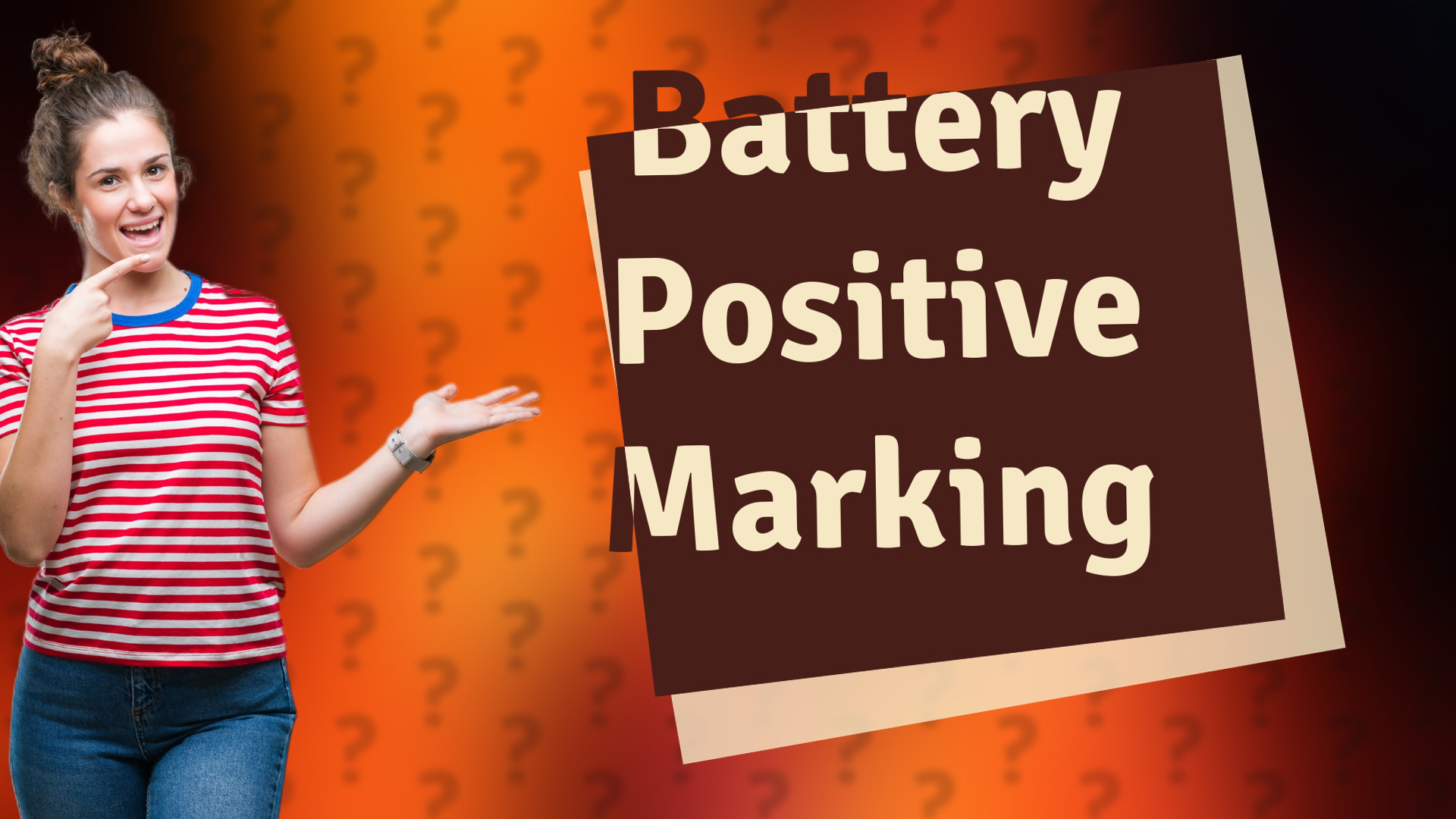 Battery Positive Marking